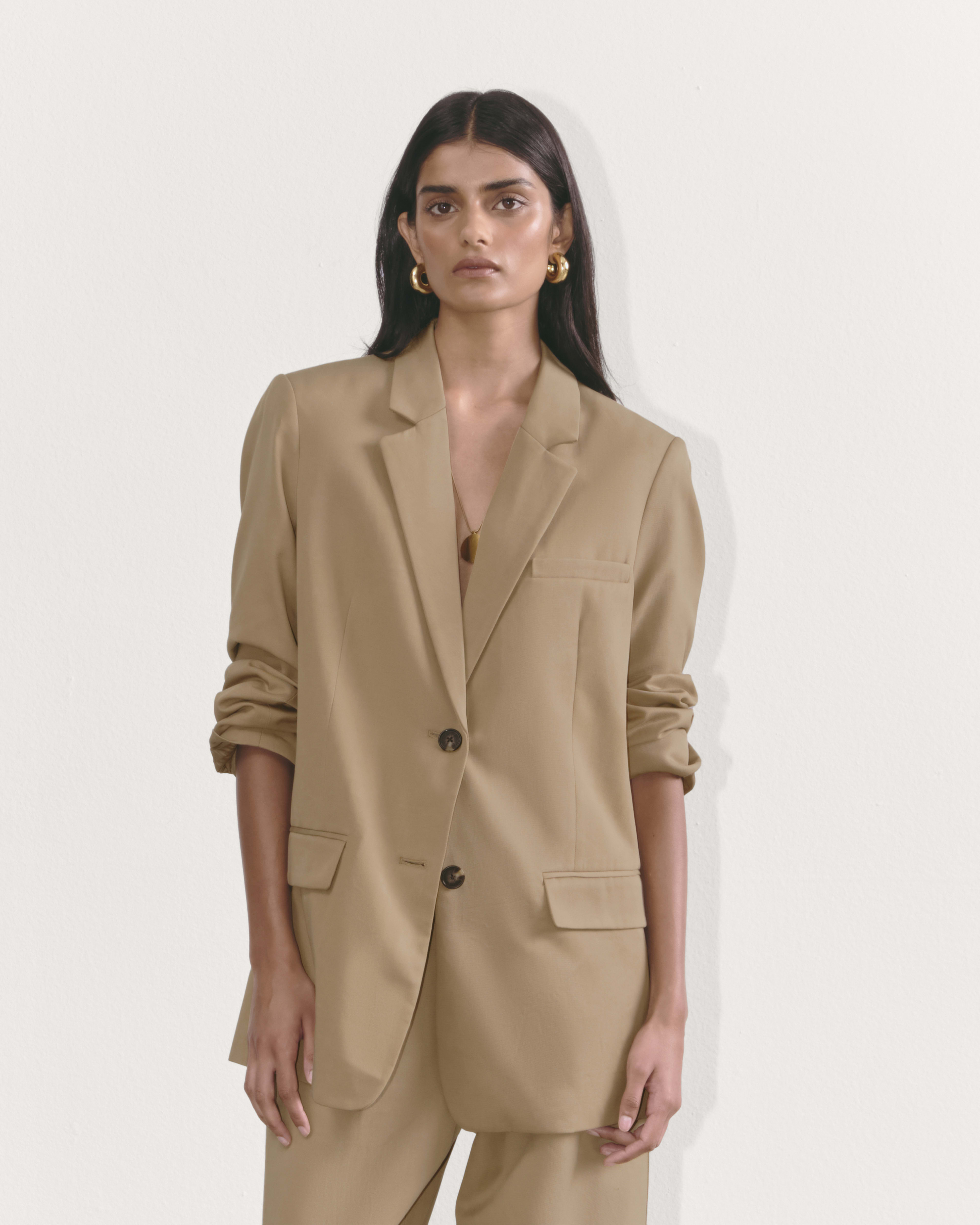 The 80s Blazer Khaki Black Everlane
