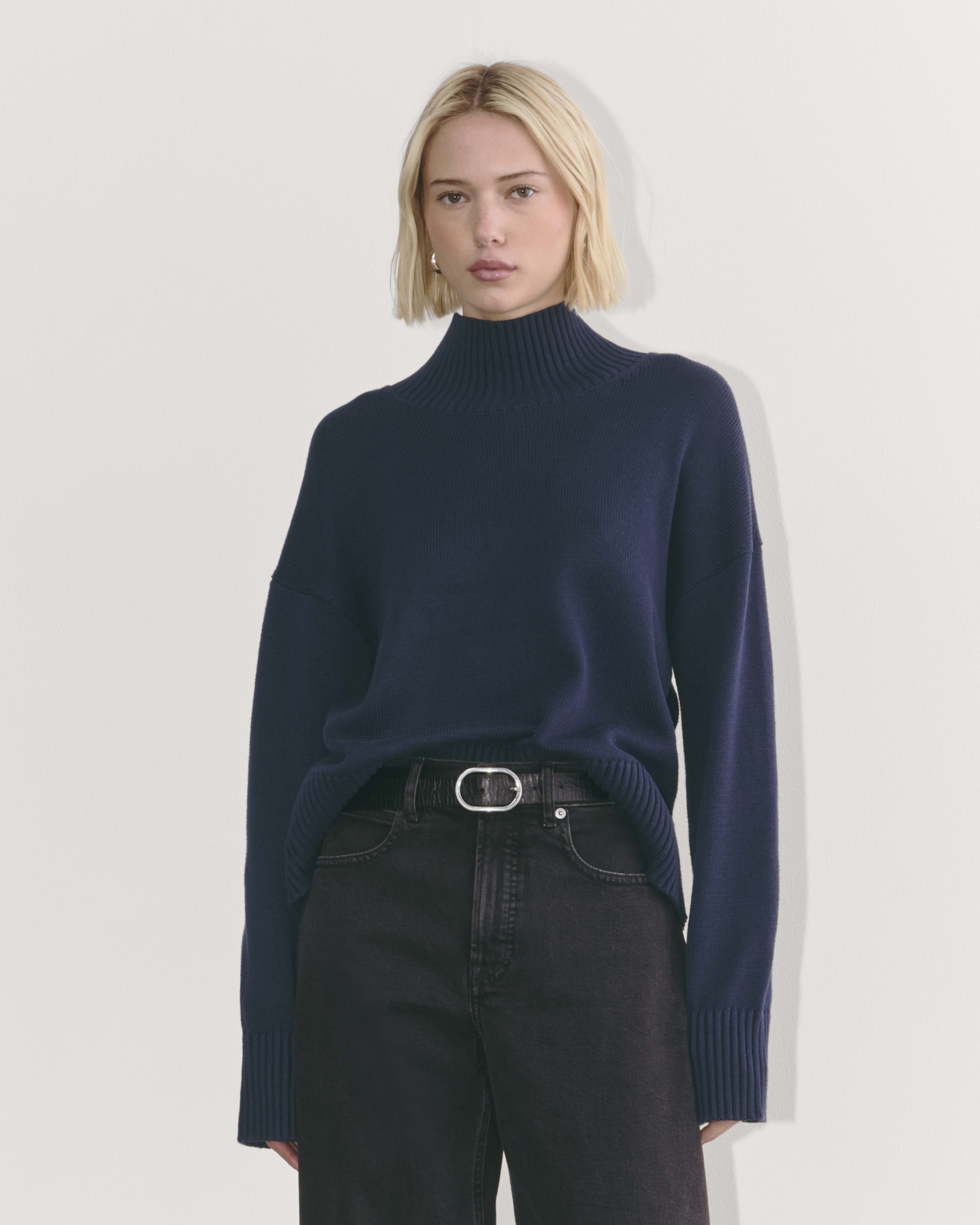 Everlane cotton turtleneck on sale