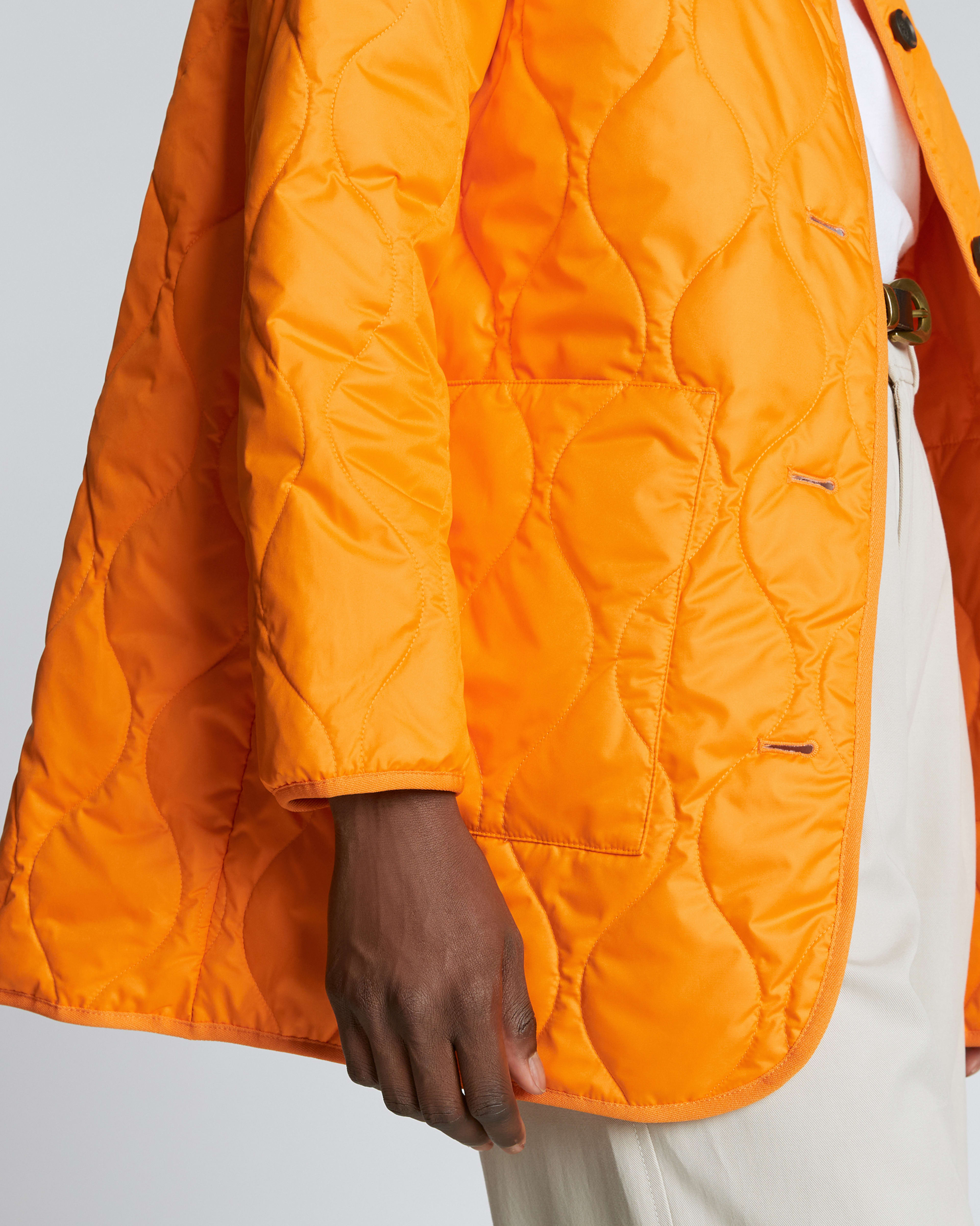 The ReNew Quilted MidLength Liner Turmeric Everlane