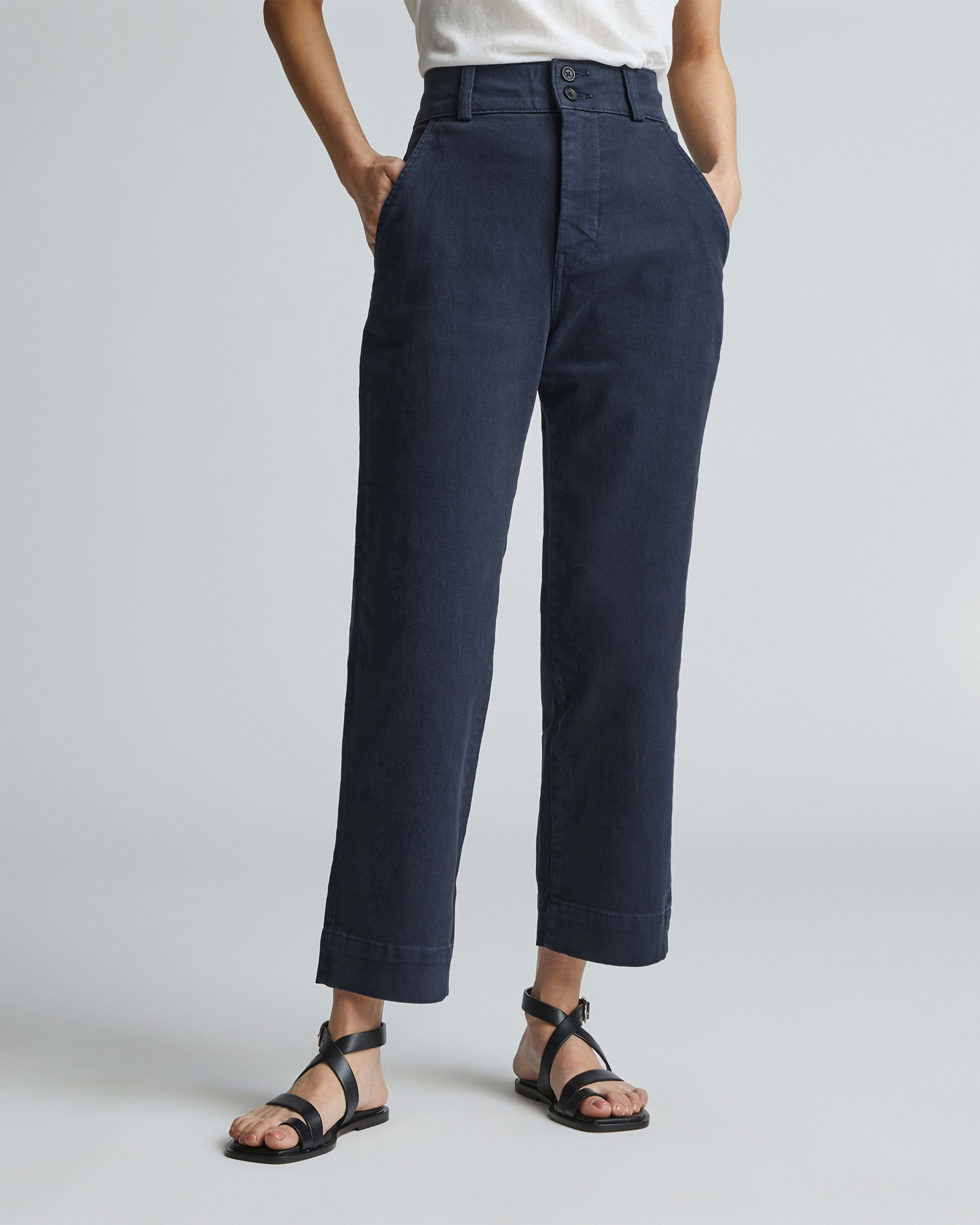The Utility Barrel Pant Pewter Green – Everlane