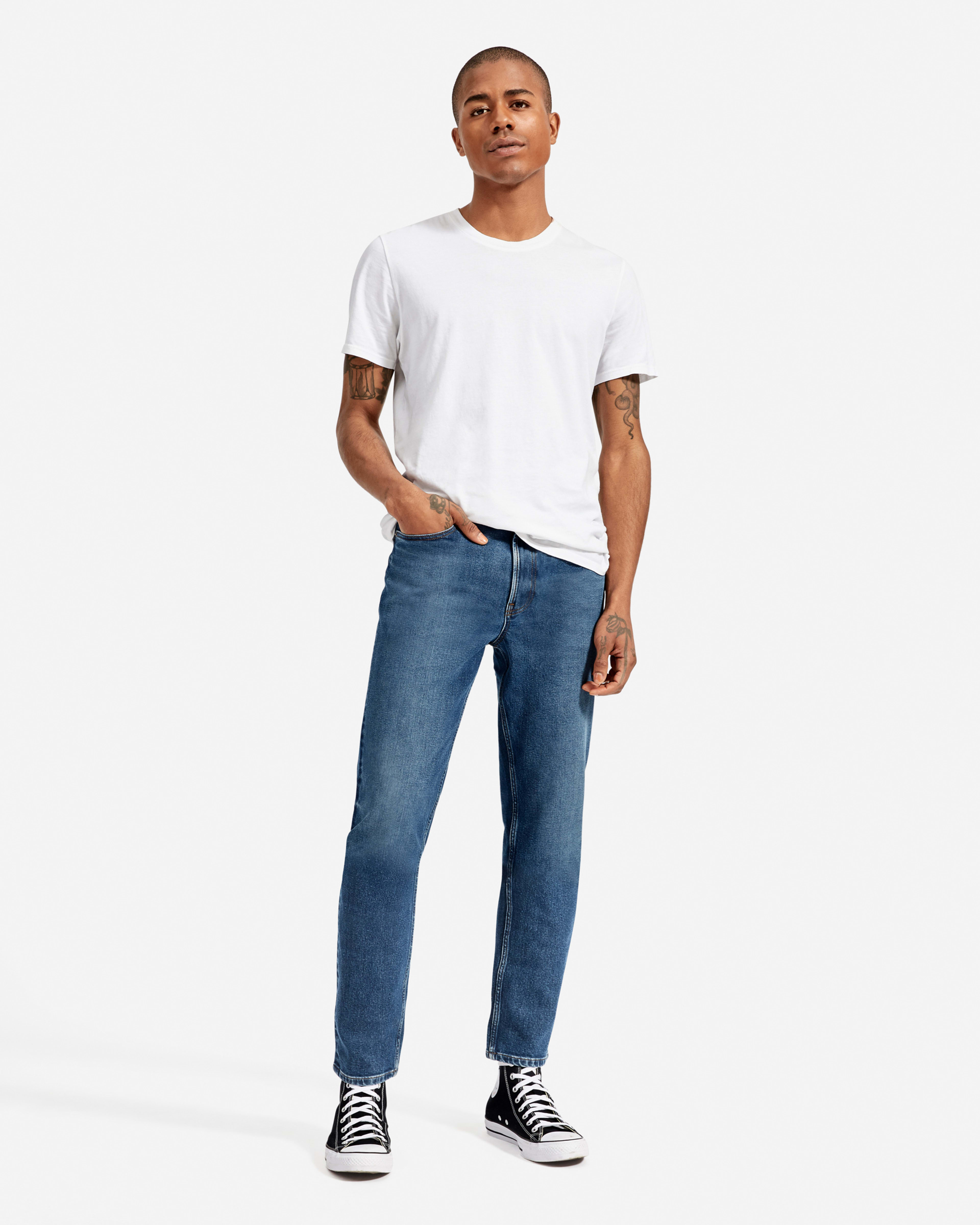 Everlane athletic fit jeans store
