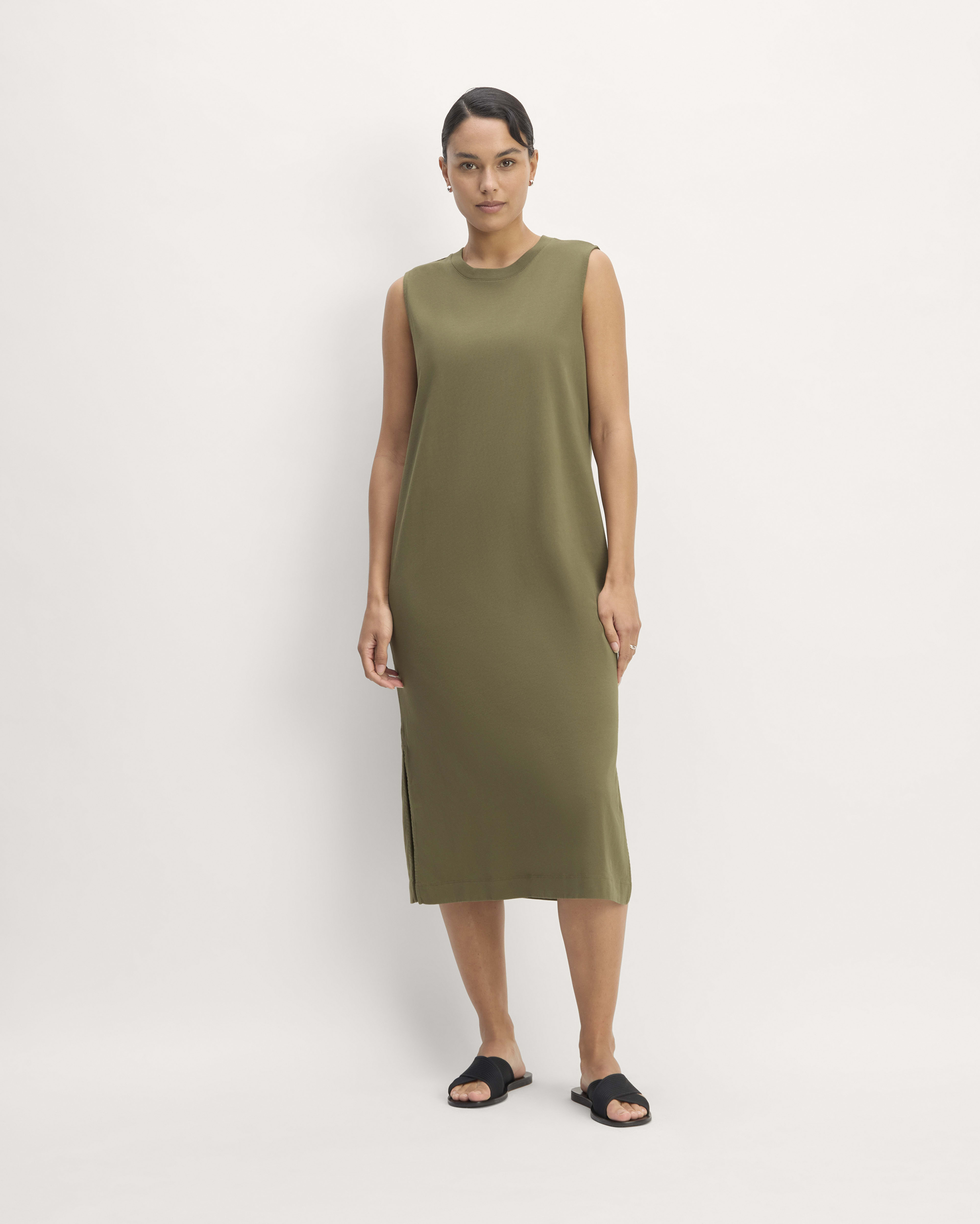 The Weekend Tank Dress Kalamata Everlane