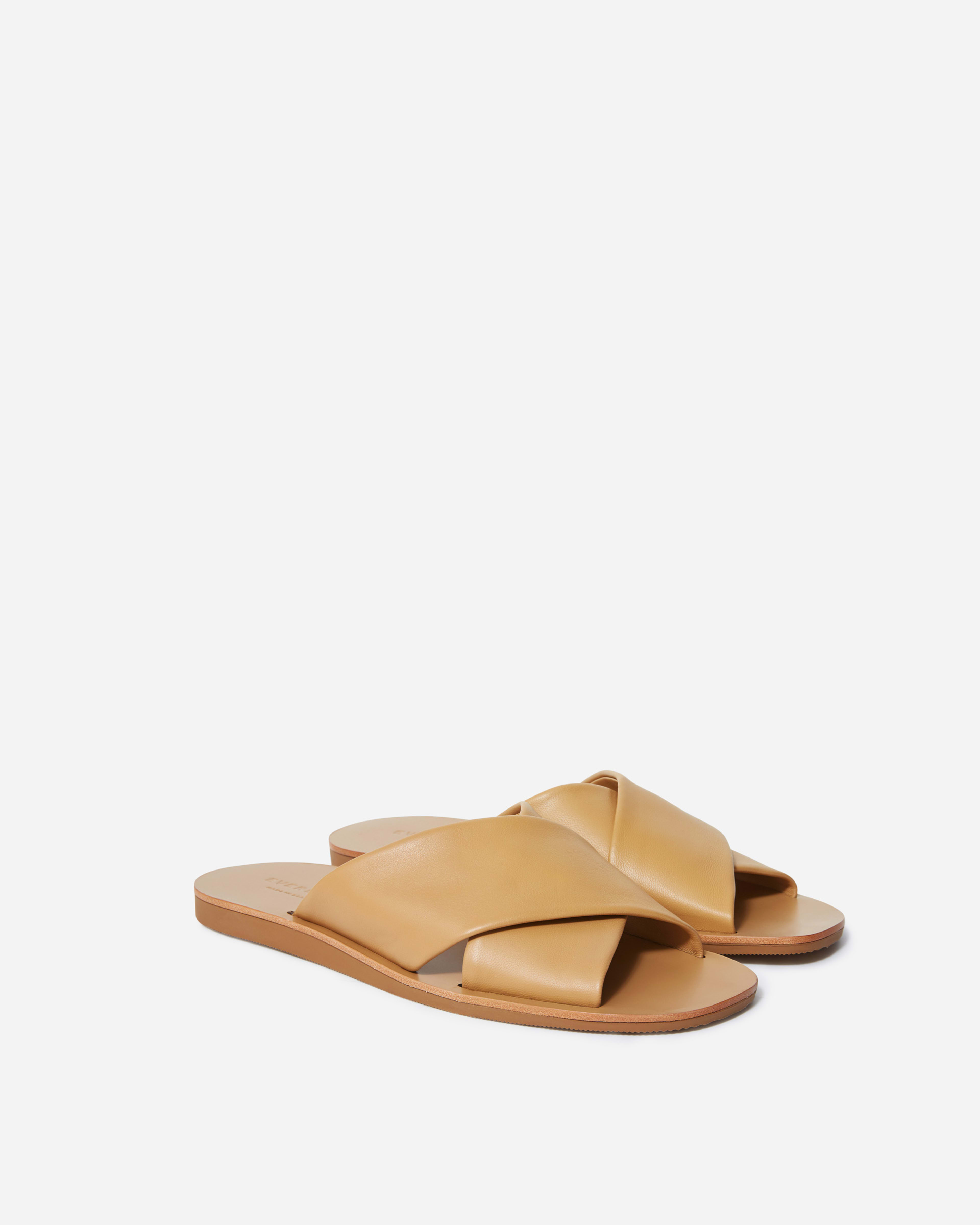 The Day Crossover Sandal Light Taupe – Everlane