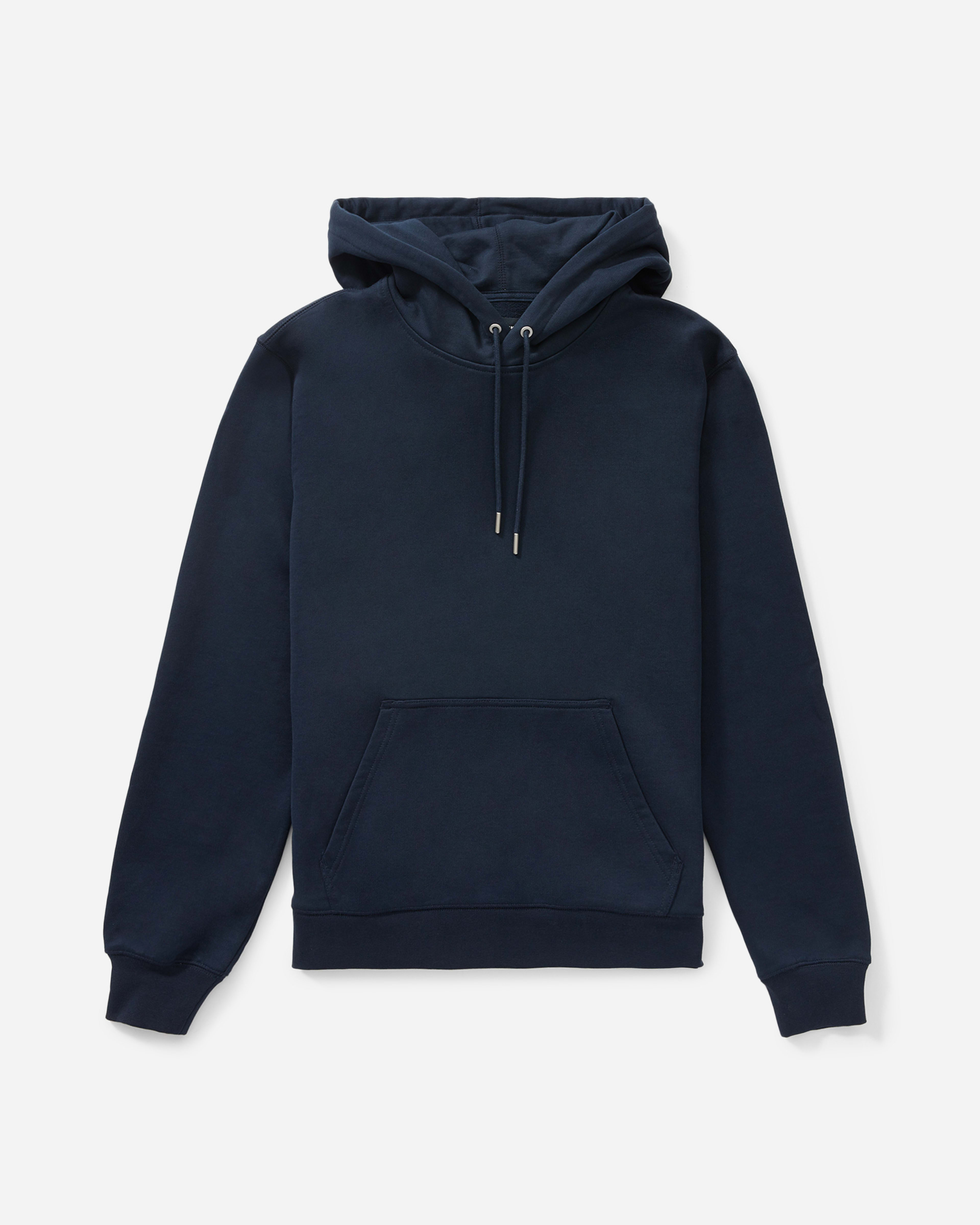 The French Terry Hoodie | Uniform Deep Navy – Everlane