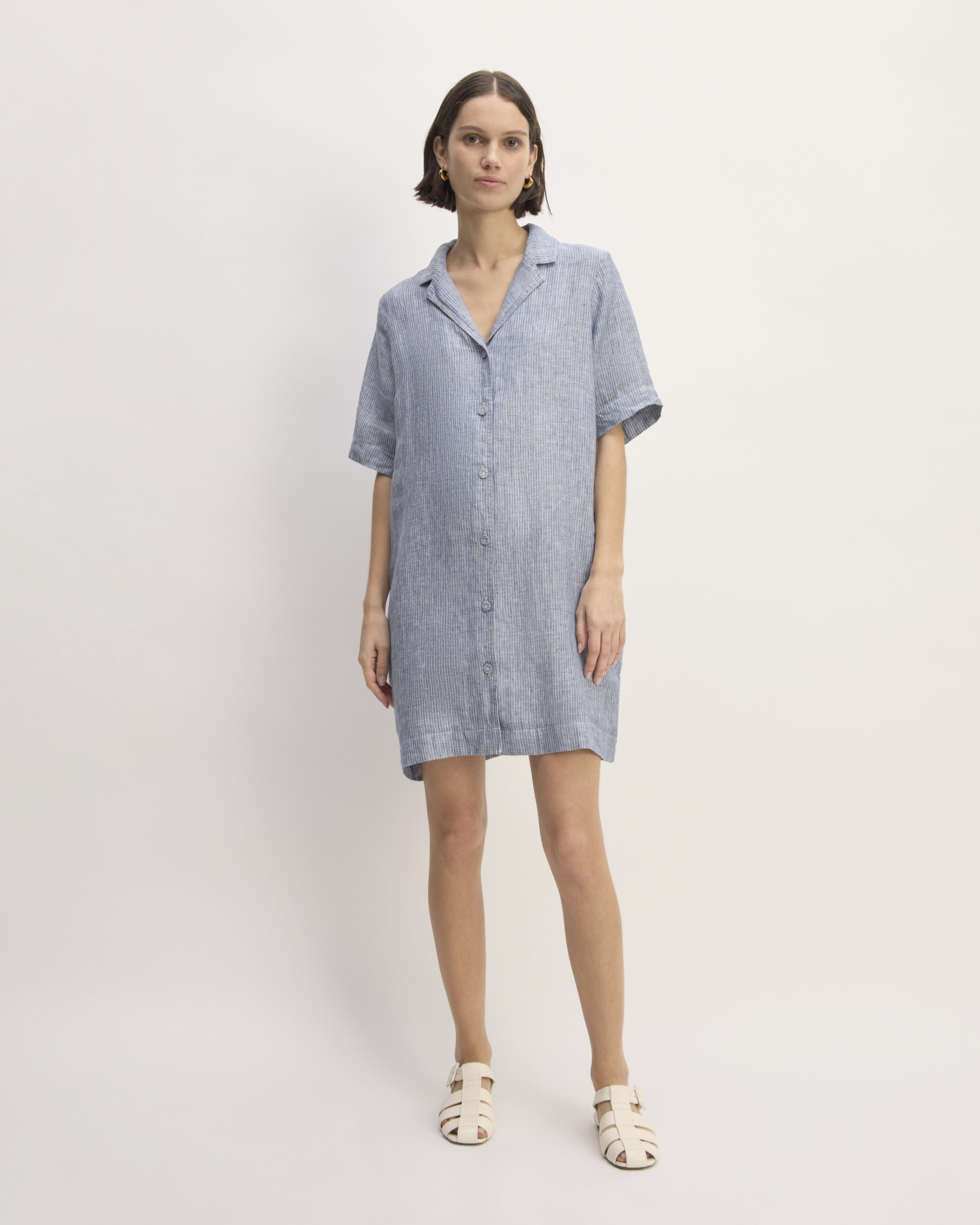 Everlane linen 2025 shirt dress