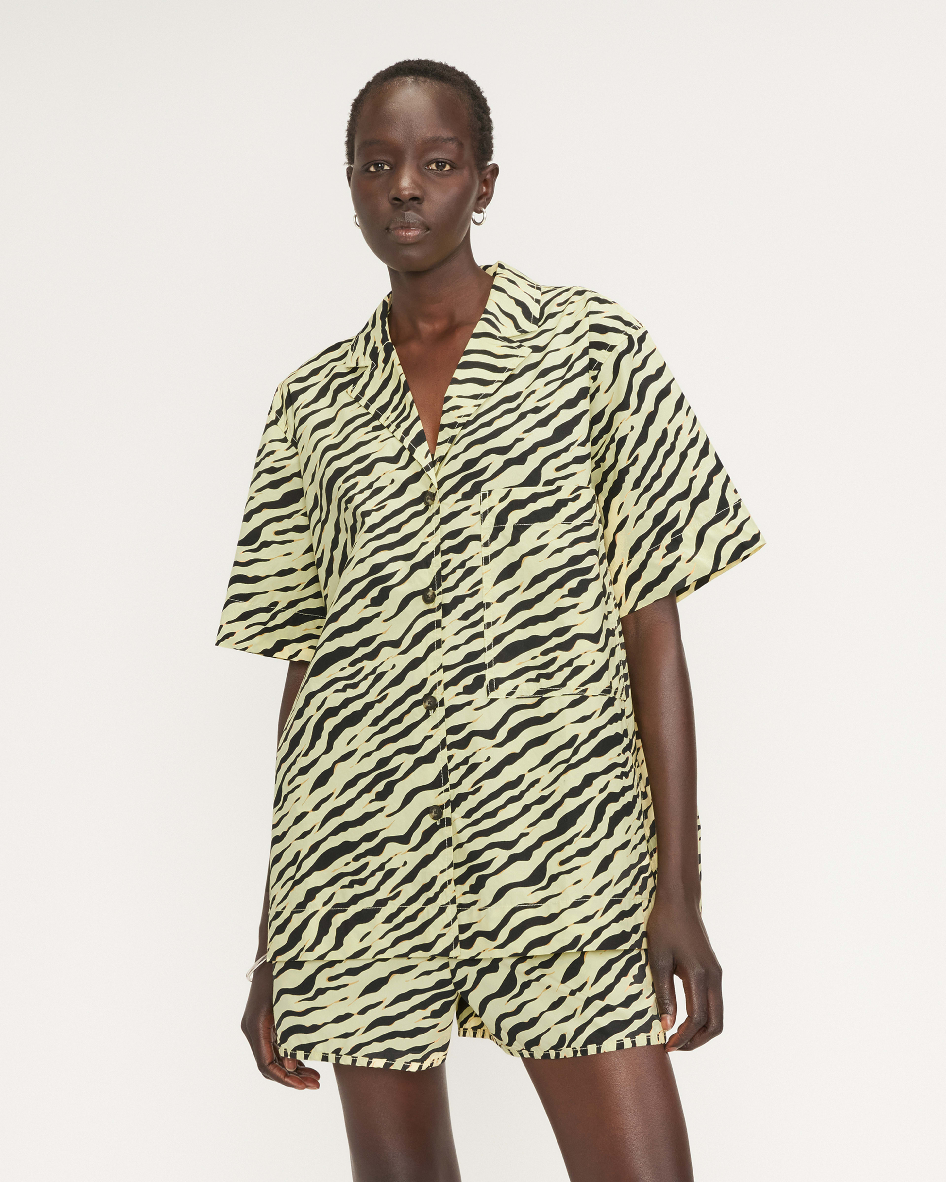 Tiger print shirt sales