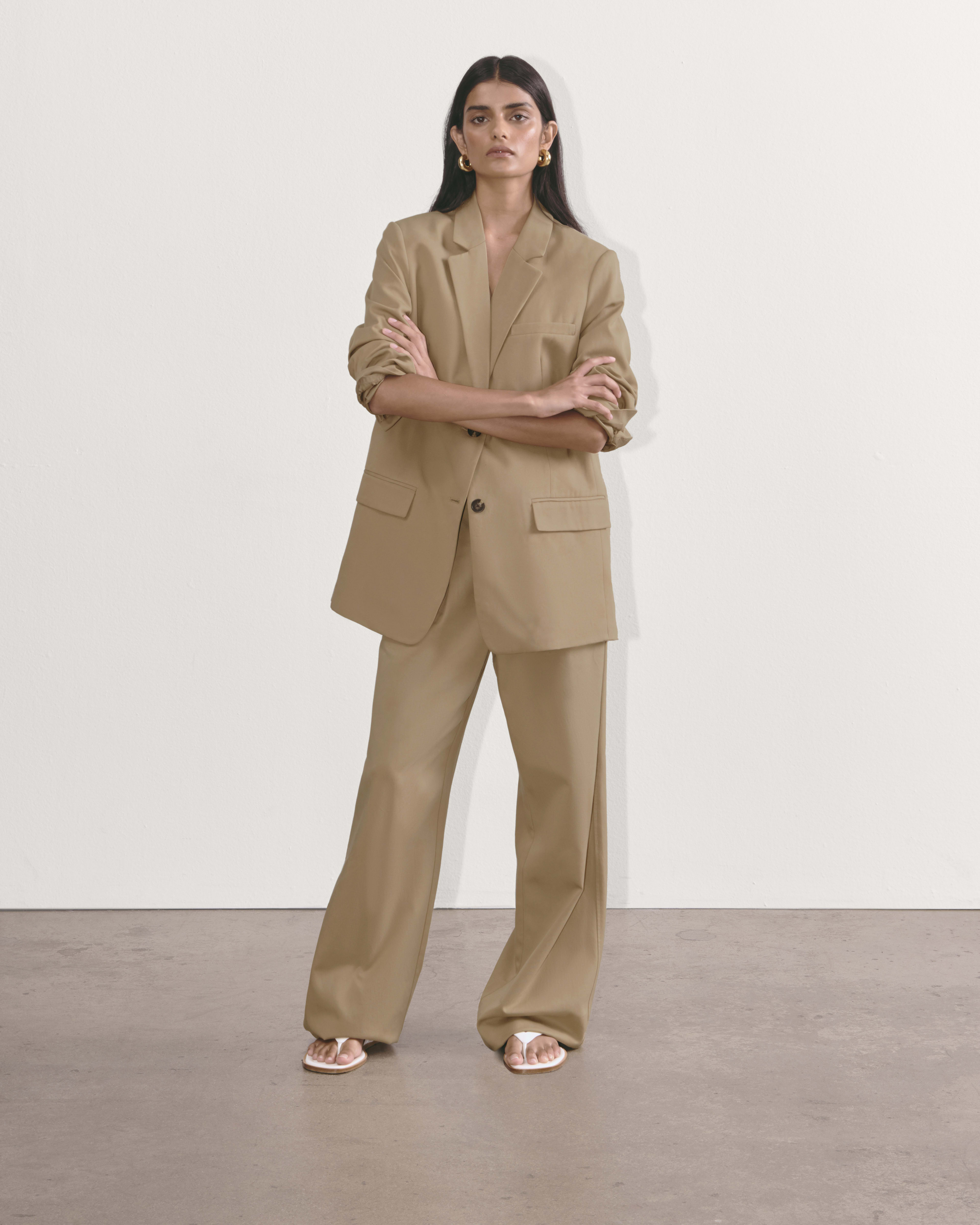 The Mac Coat Cornstalk Everlane