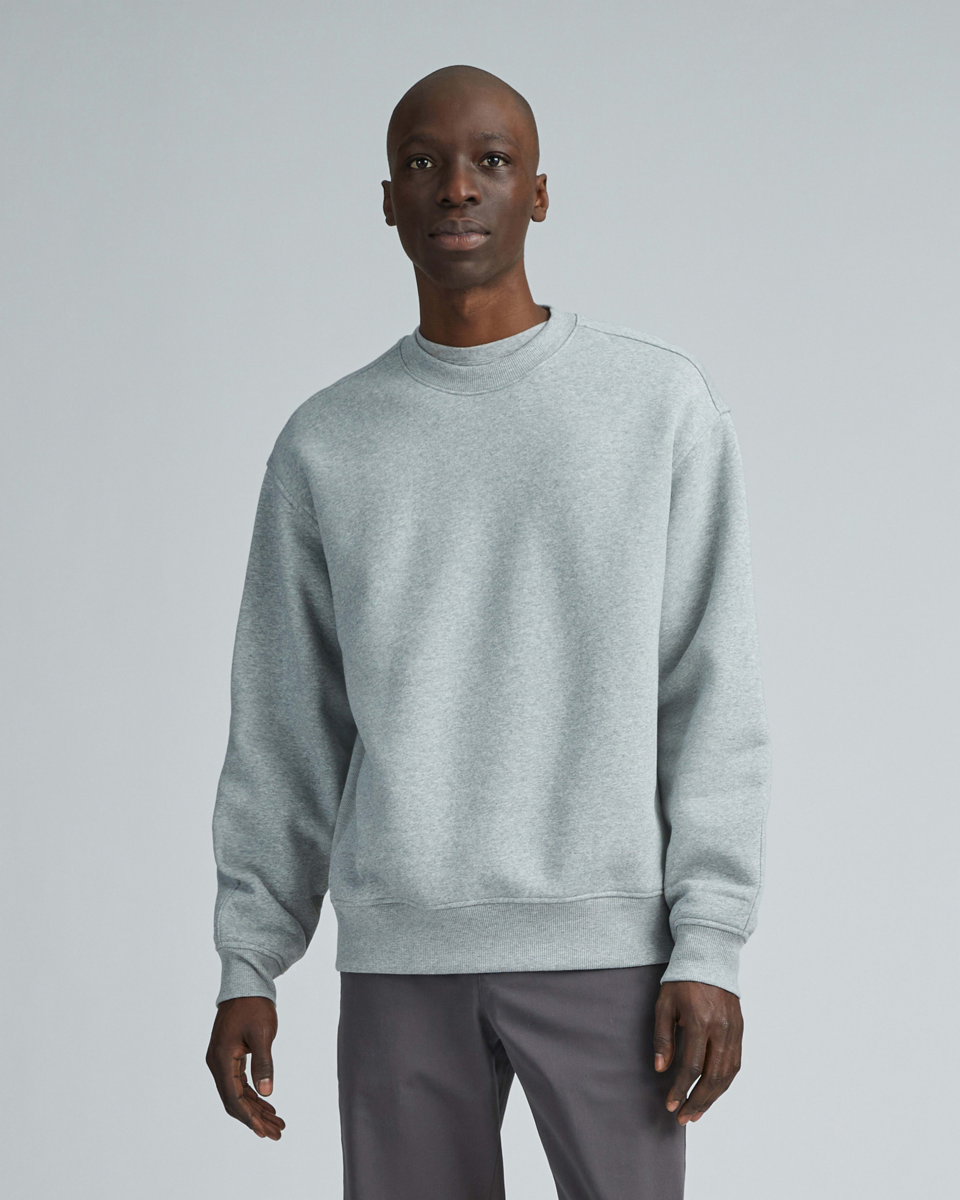 The Crew Sweatshirt Grey Marled – Everlane