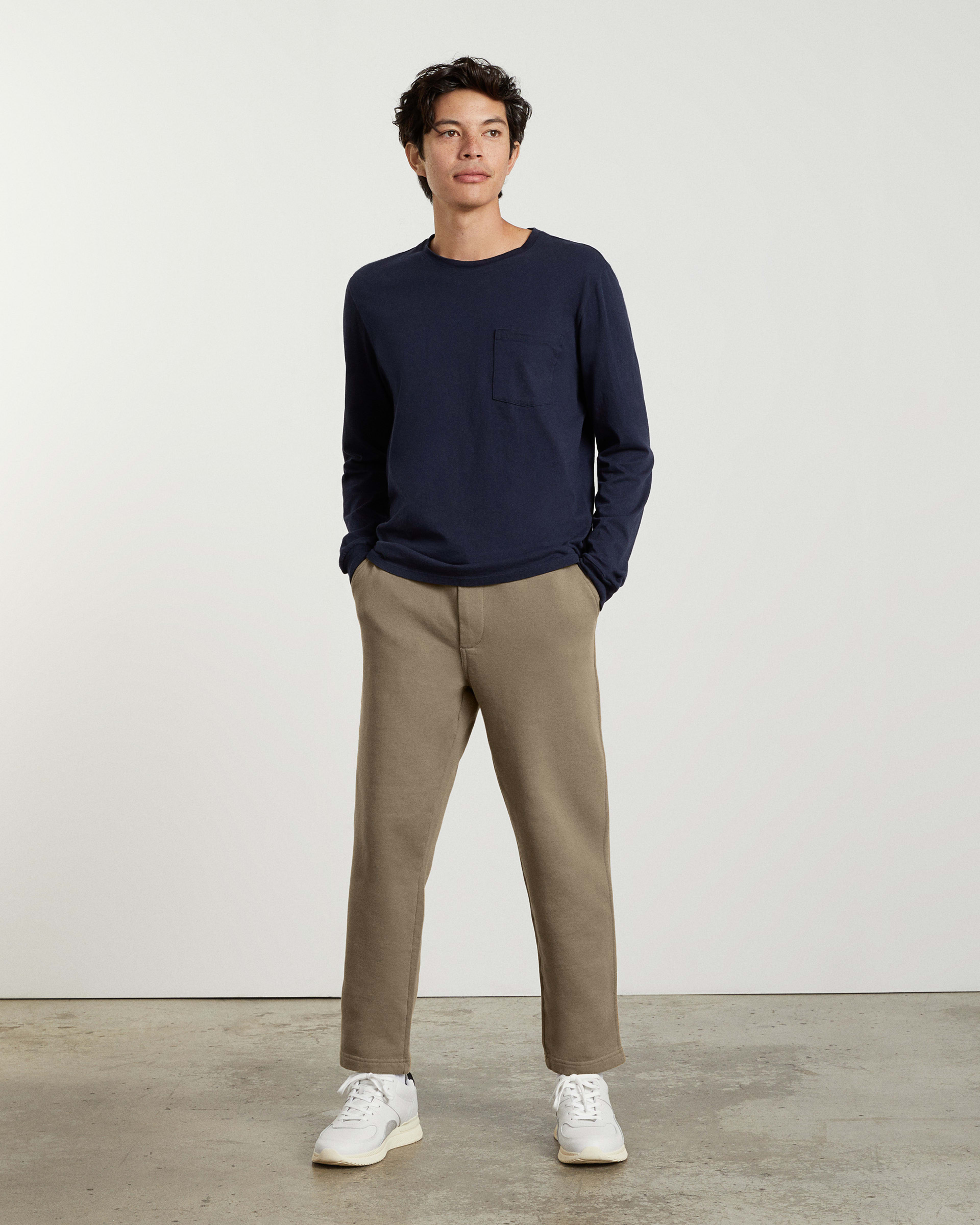 The Organic French Terry Sweatpant Overcast – Everlane