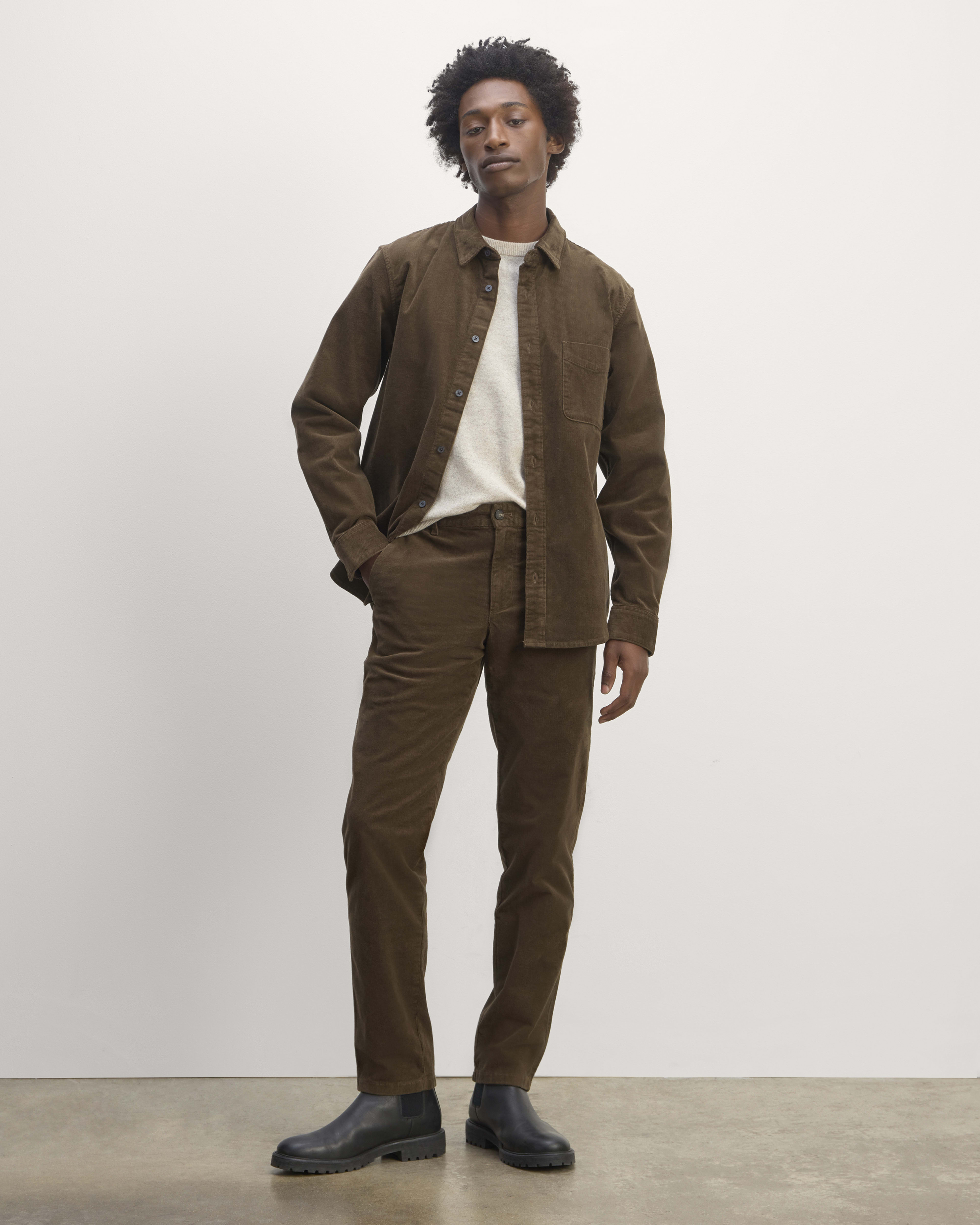 The Straight Fit Corduroy Pant Cocoa Everlane