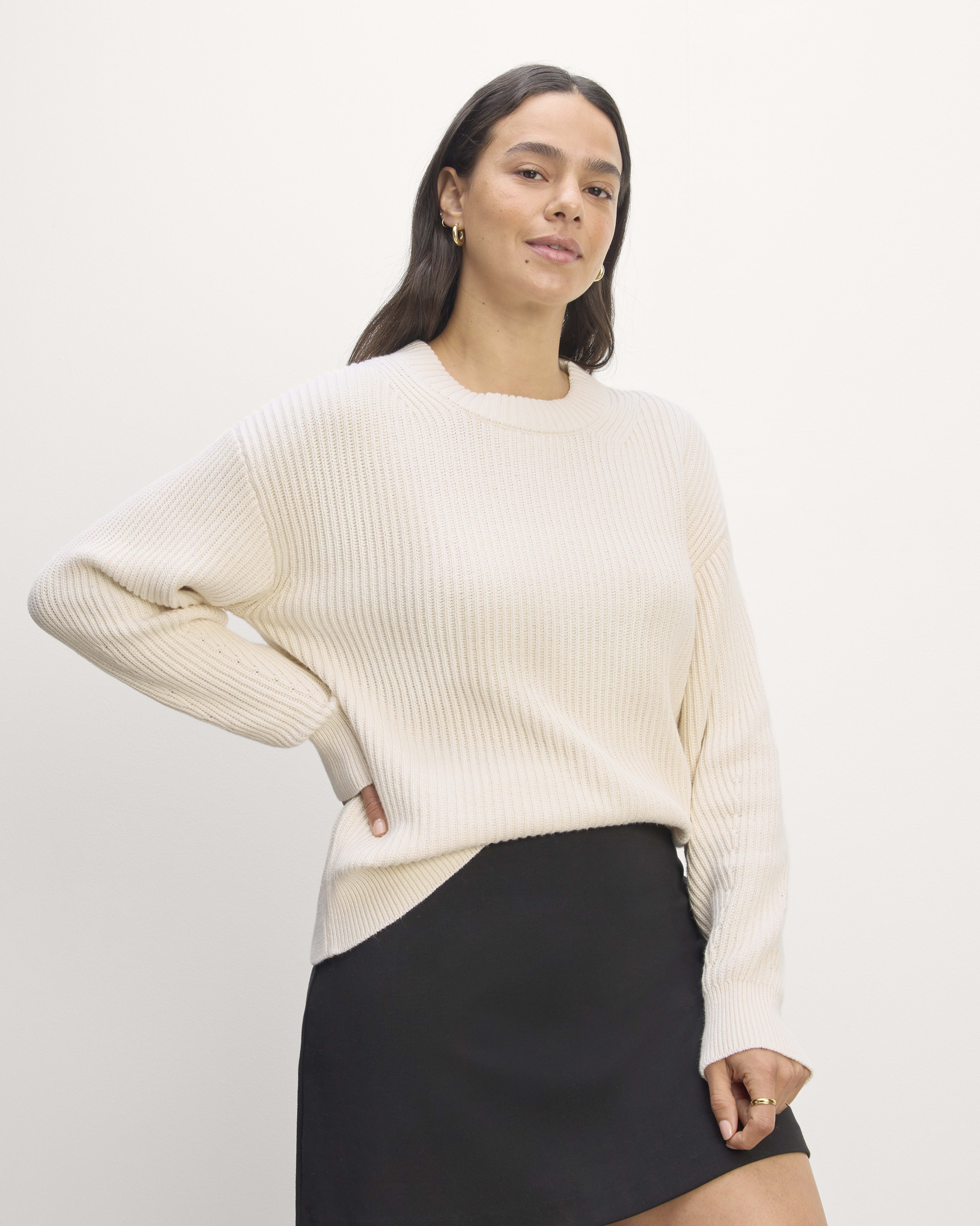 Everlane soft cotton square crew hotsell