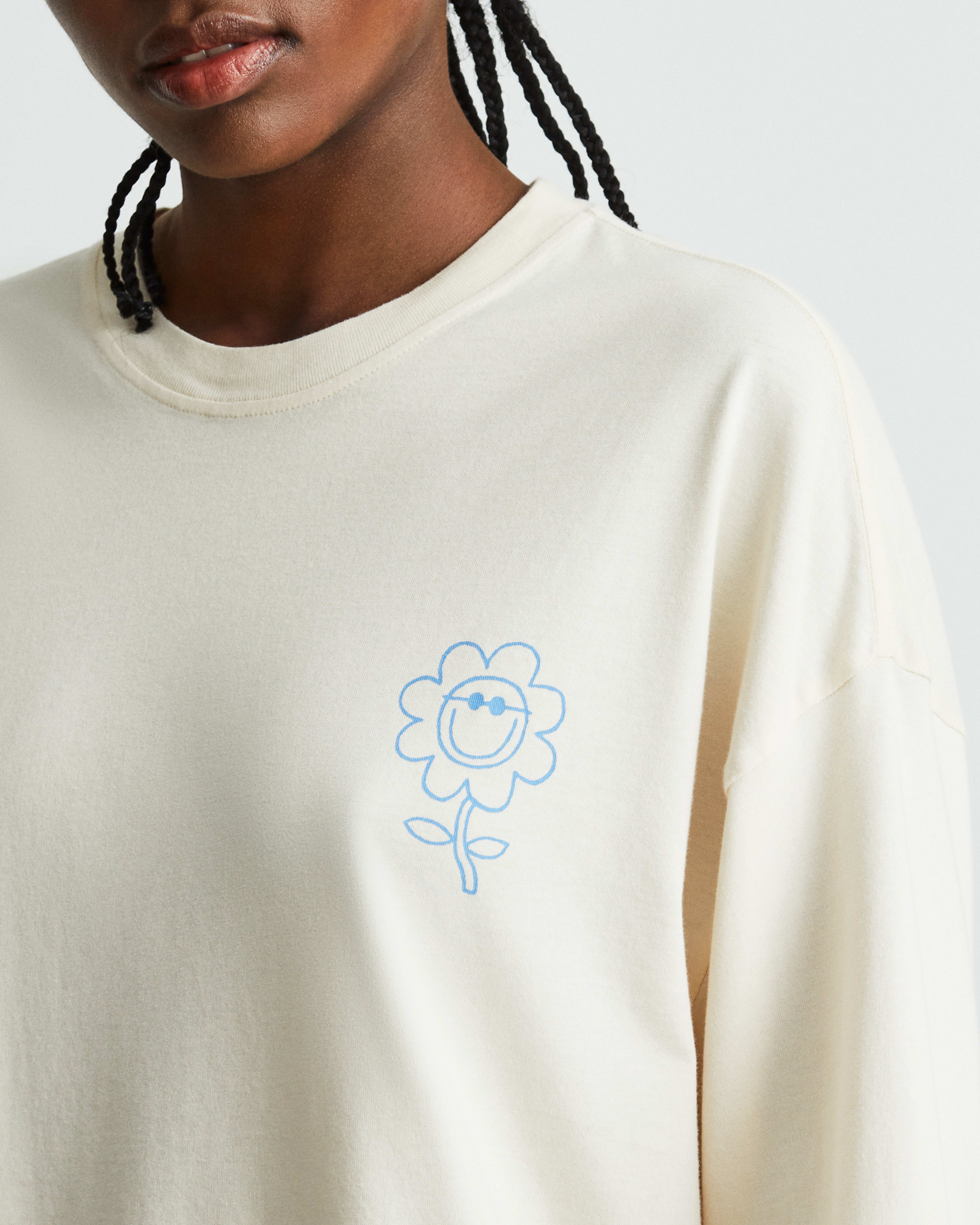 The Flower LongSleeve Tee Canvas Everlane