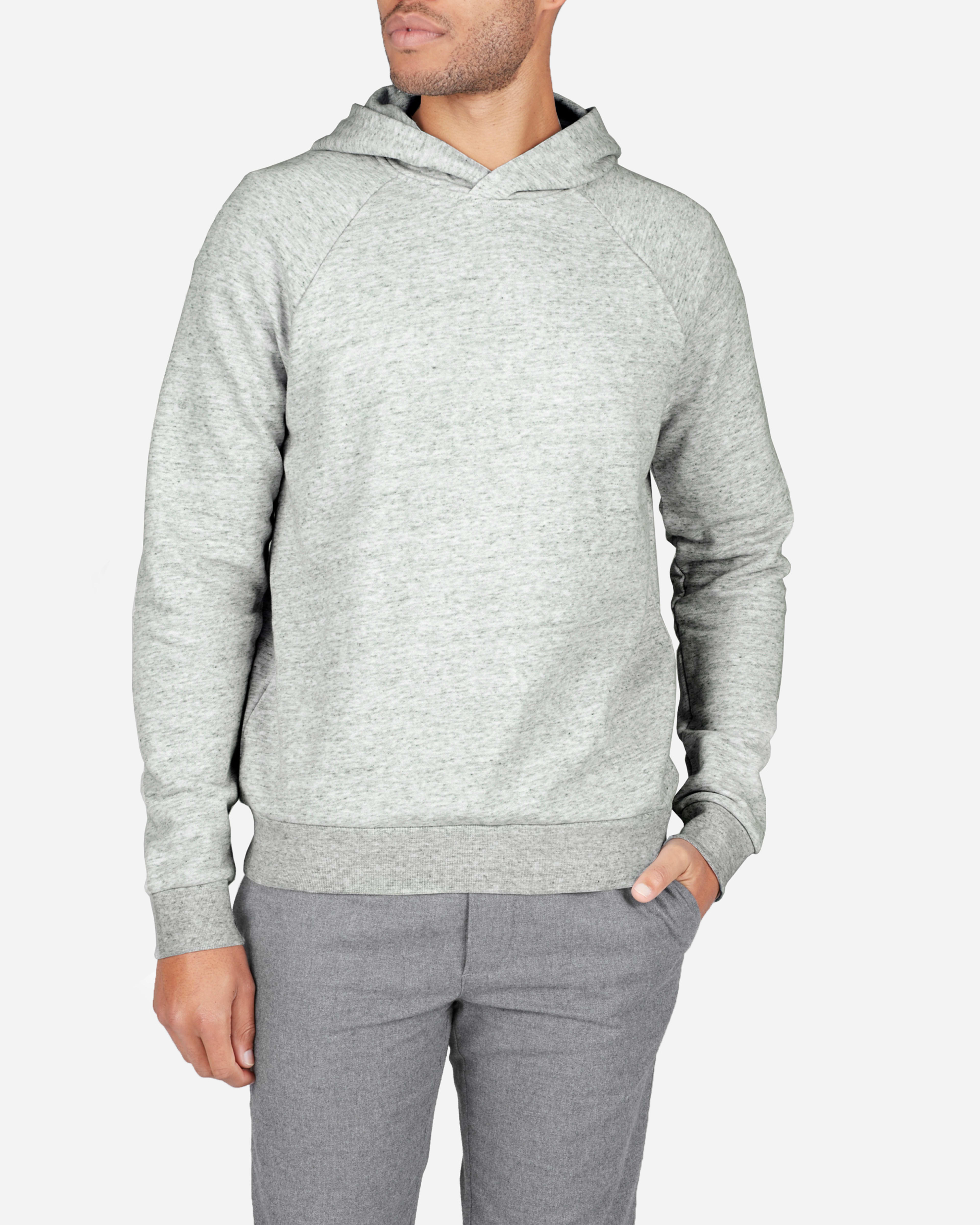 The Pullover Hoodie Sweatshirt Light Grey Marled – Everlane