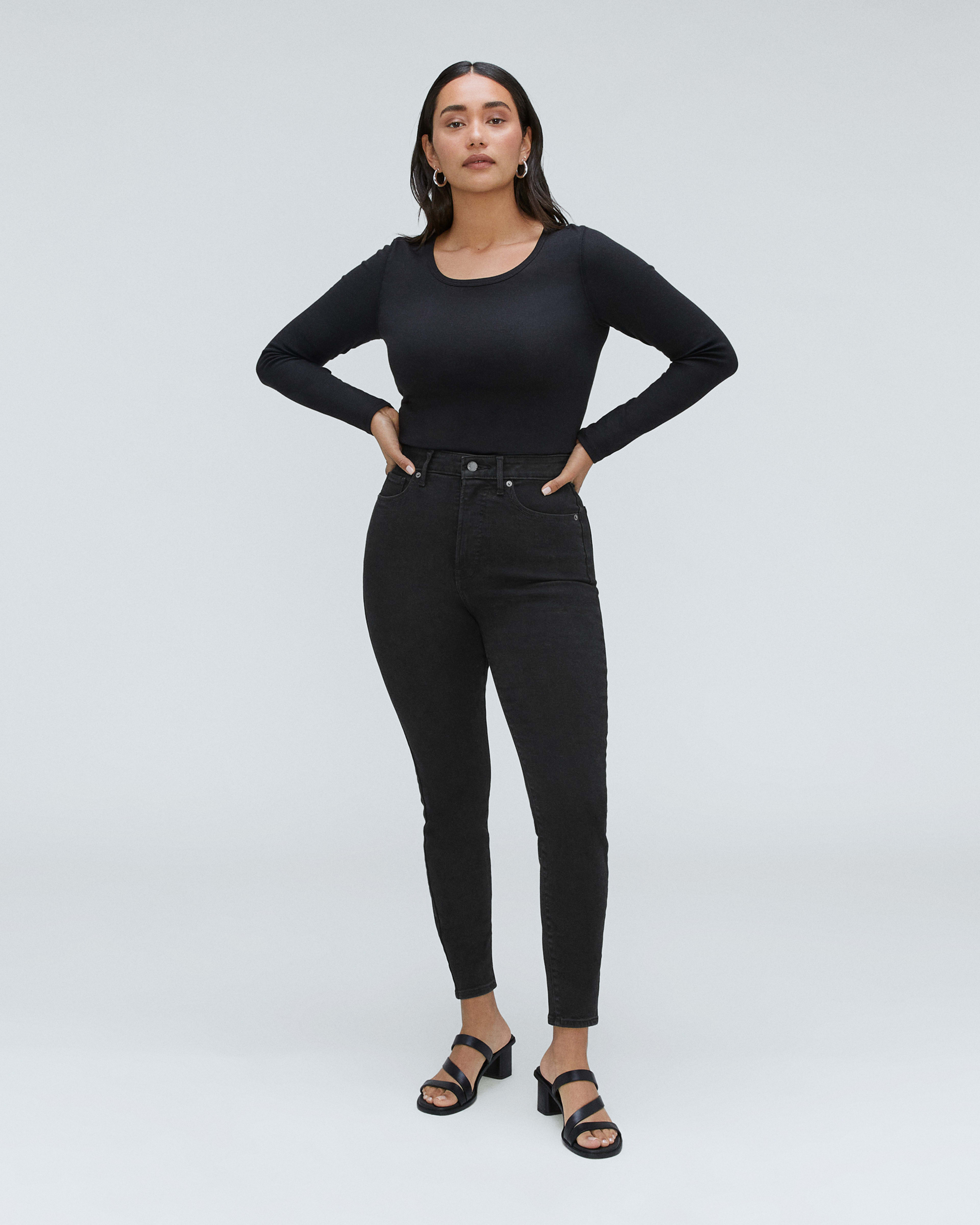 Curvy Seriously Stretchy High-Waisted Uniform Jegging