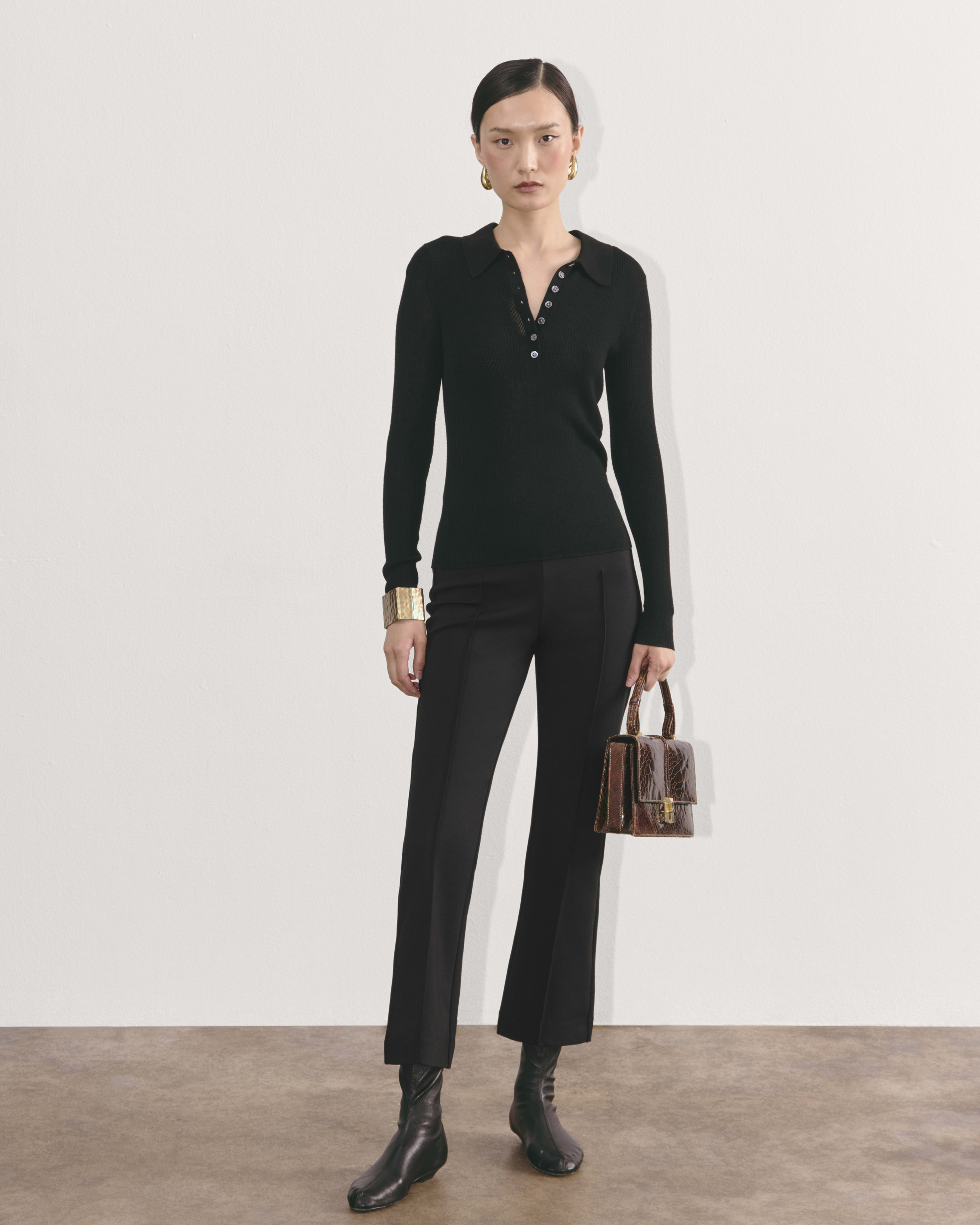 The Dream Kick Flare Pant Black Everlane