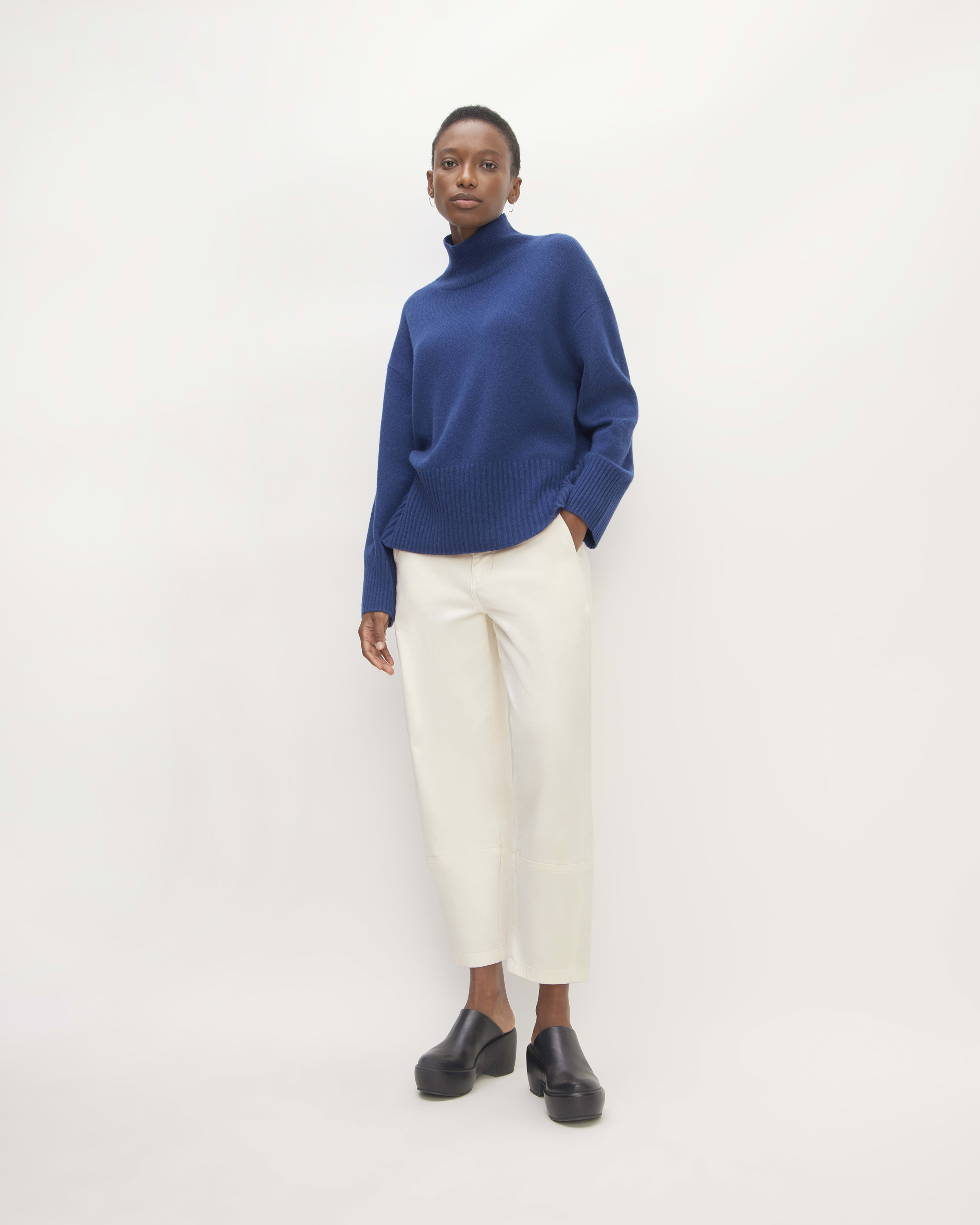 Everlane cashmere 2025 shrunken sweatshirt