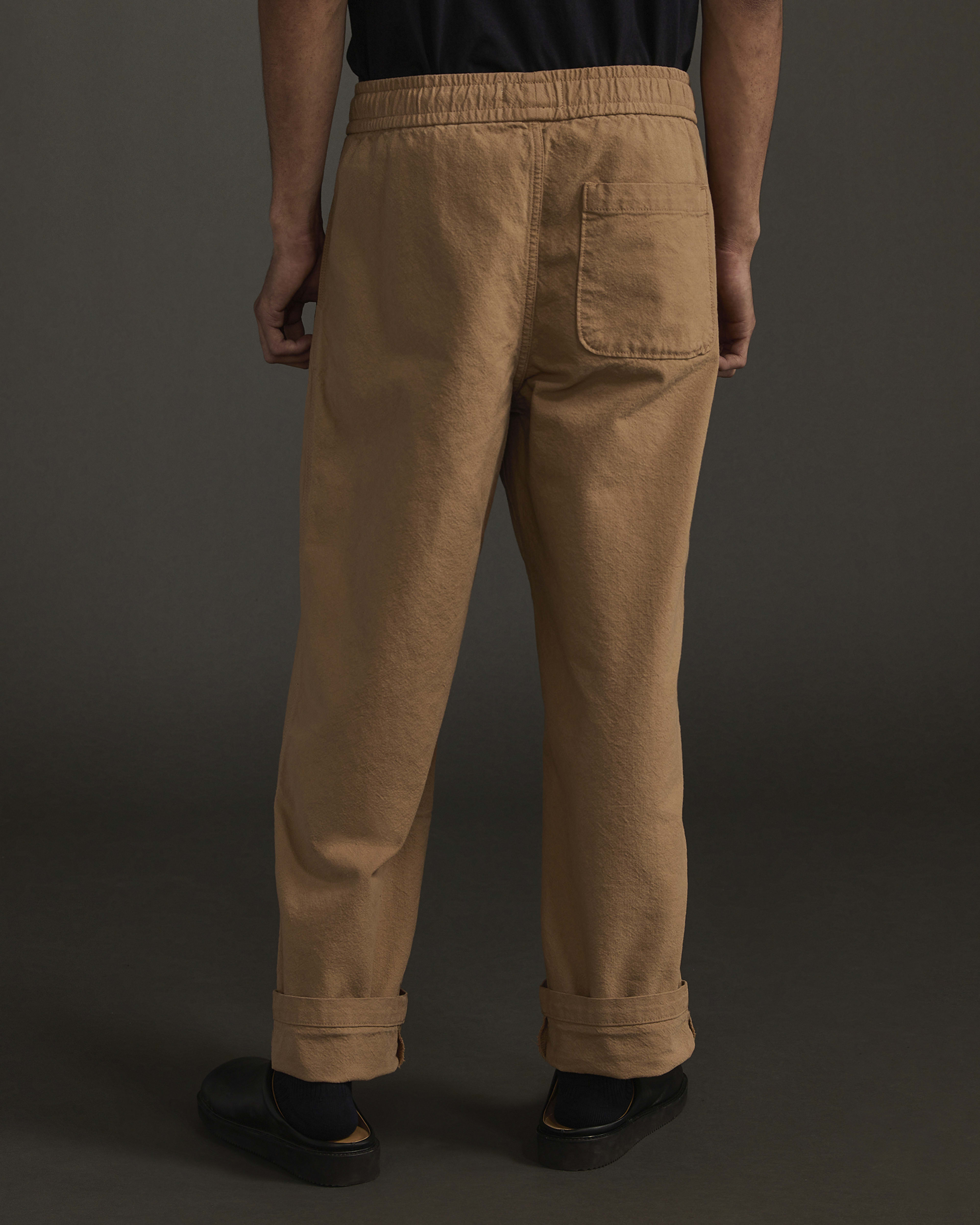 The Canvas Organic Cotton Drawstring Pant Cappuccino Everlane