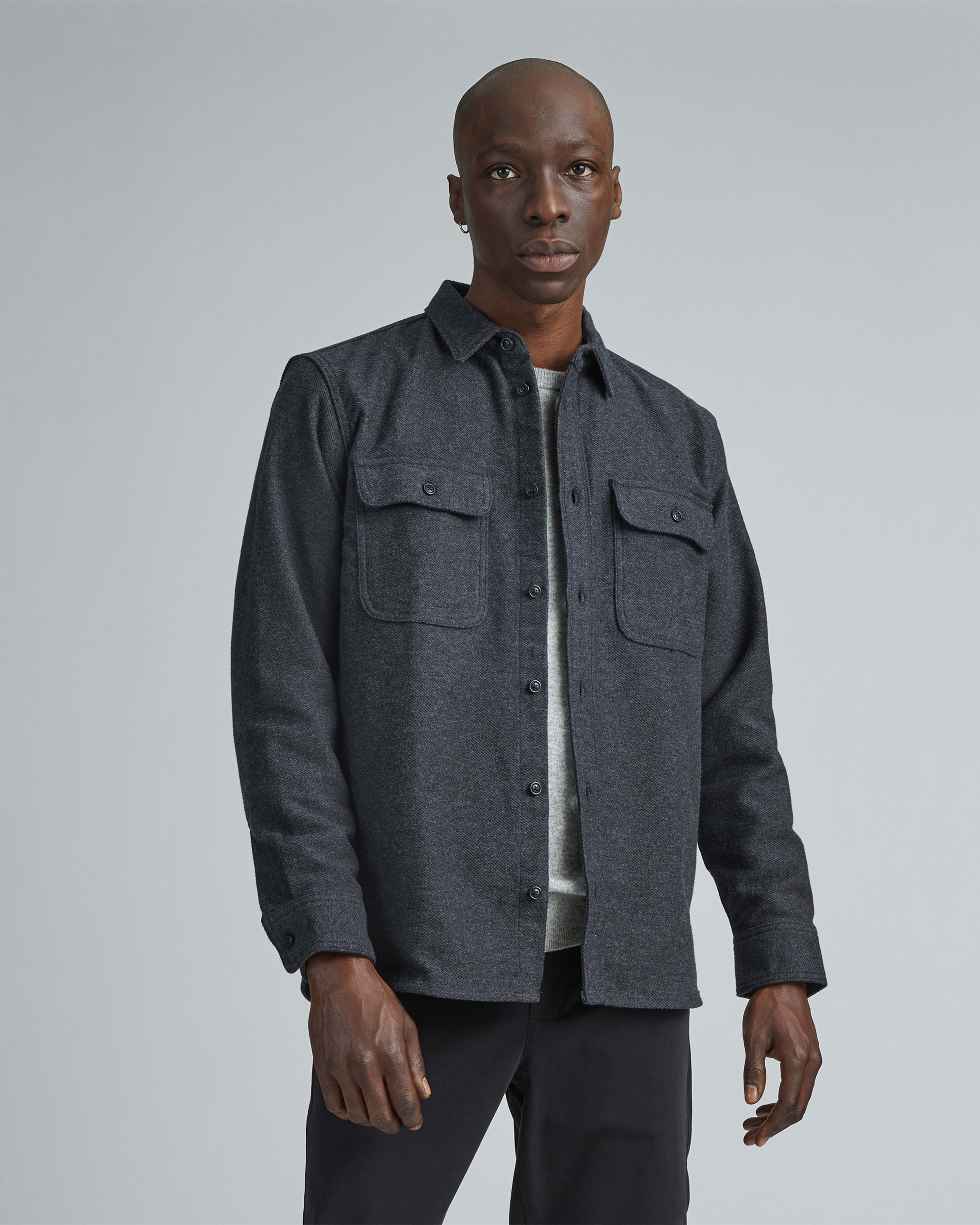The Flannel Chore Jacket Pine Everlane