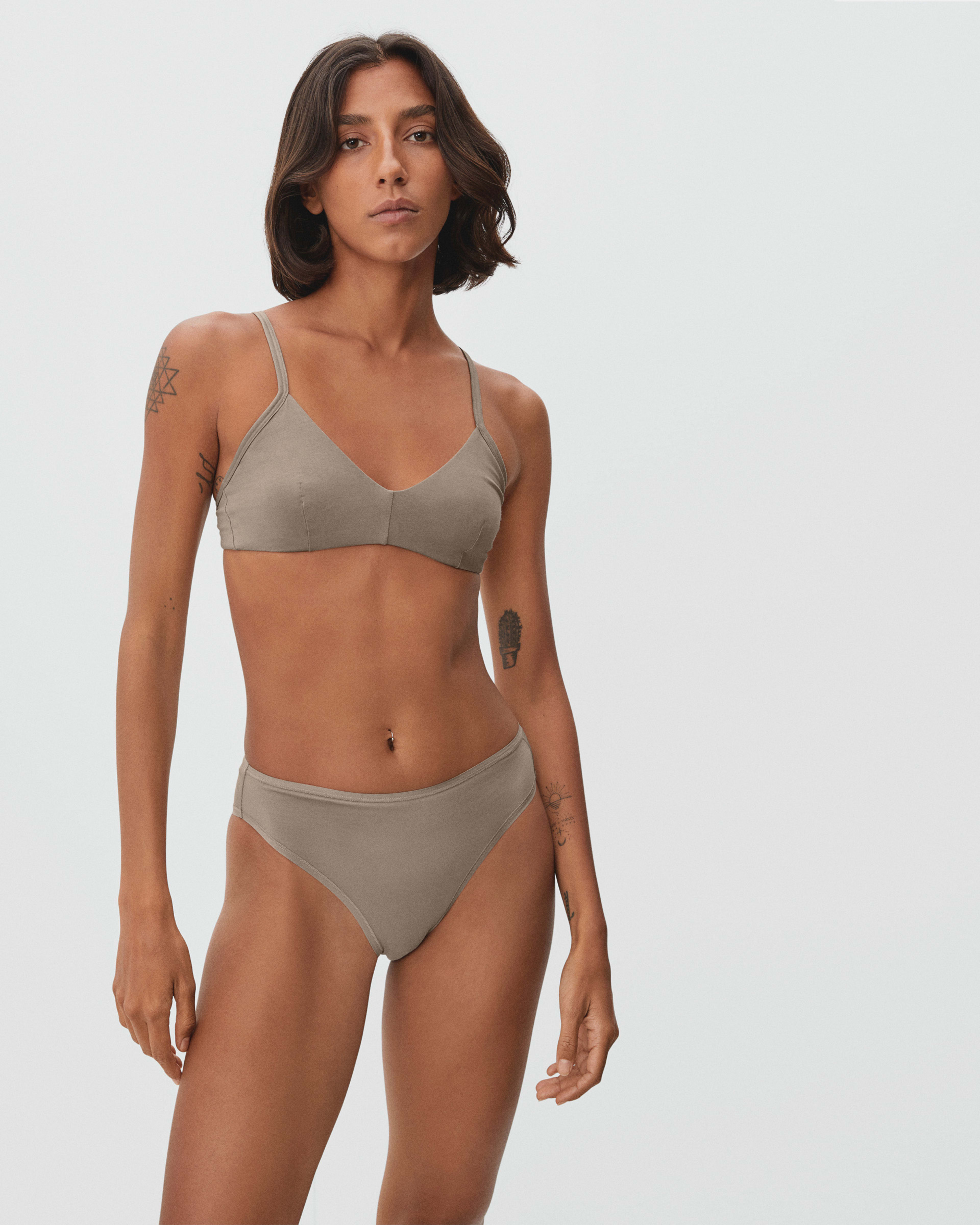 The Cotton Bralette Burnt Sugar – Everlane