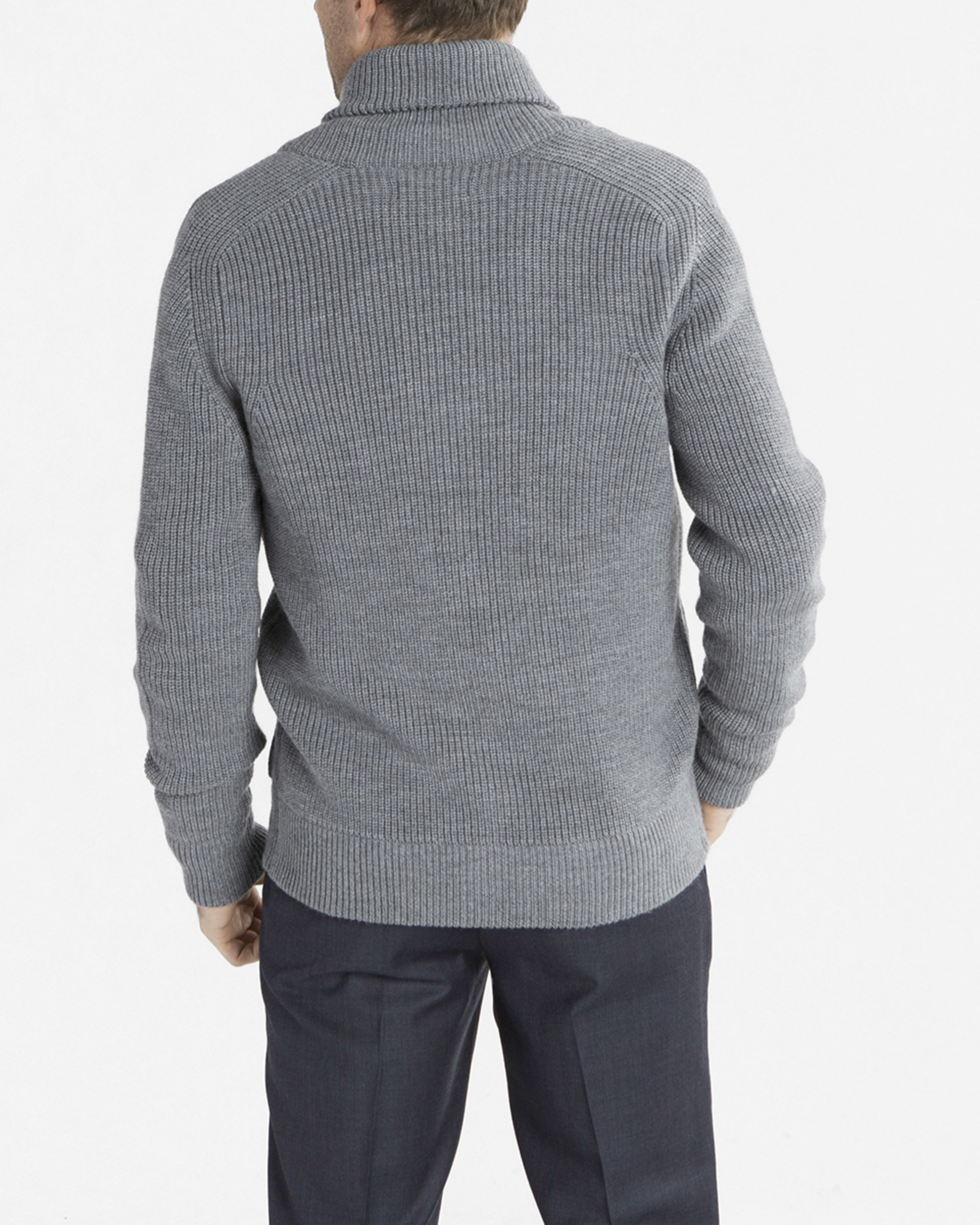 Men's Chunky Knit Cardigan Grey Everlane