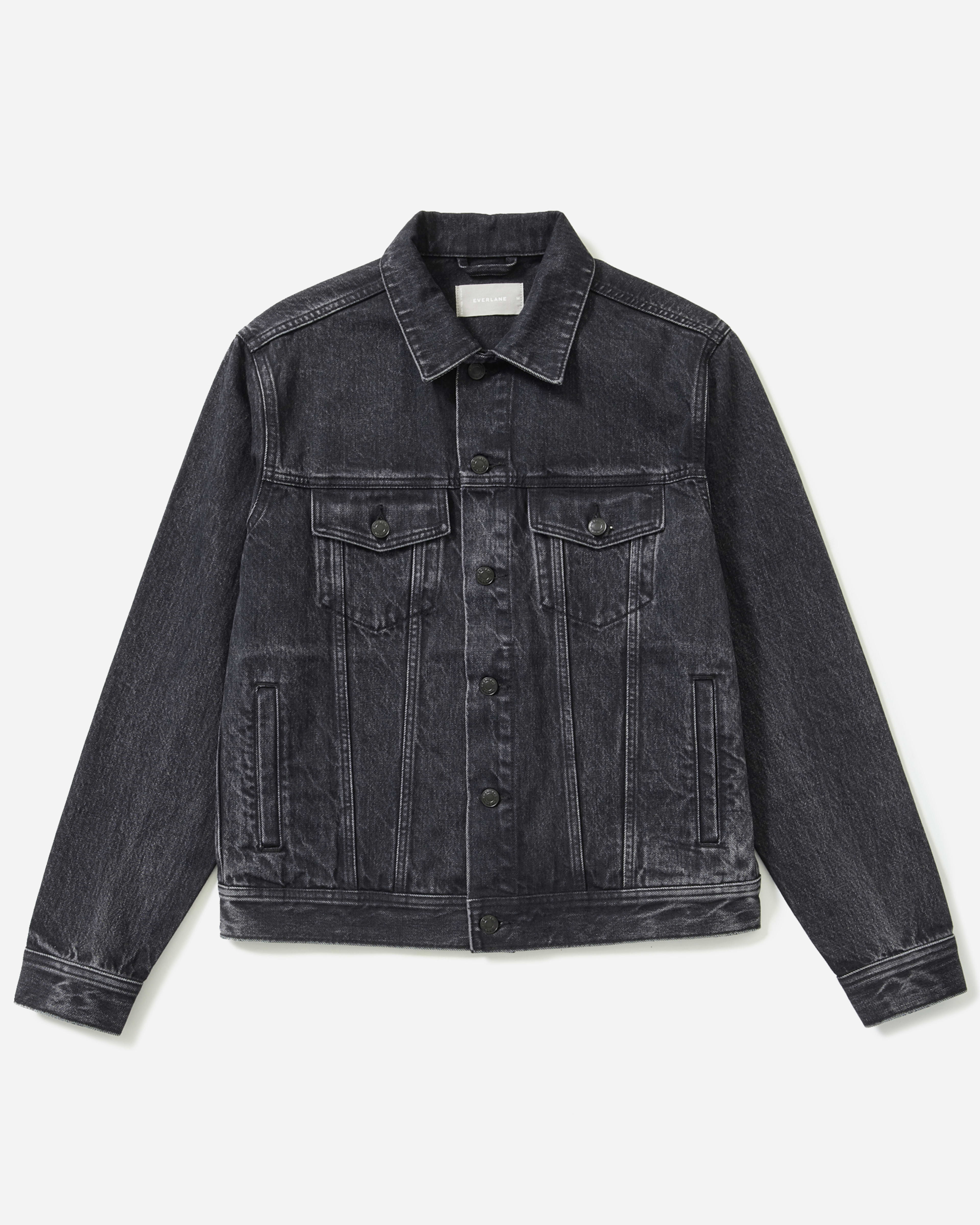 The Denim Jacket | Uniform Washed Black – Everlane