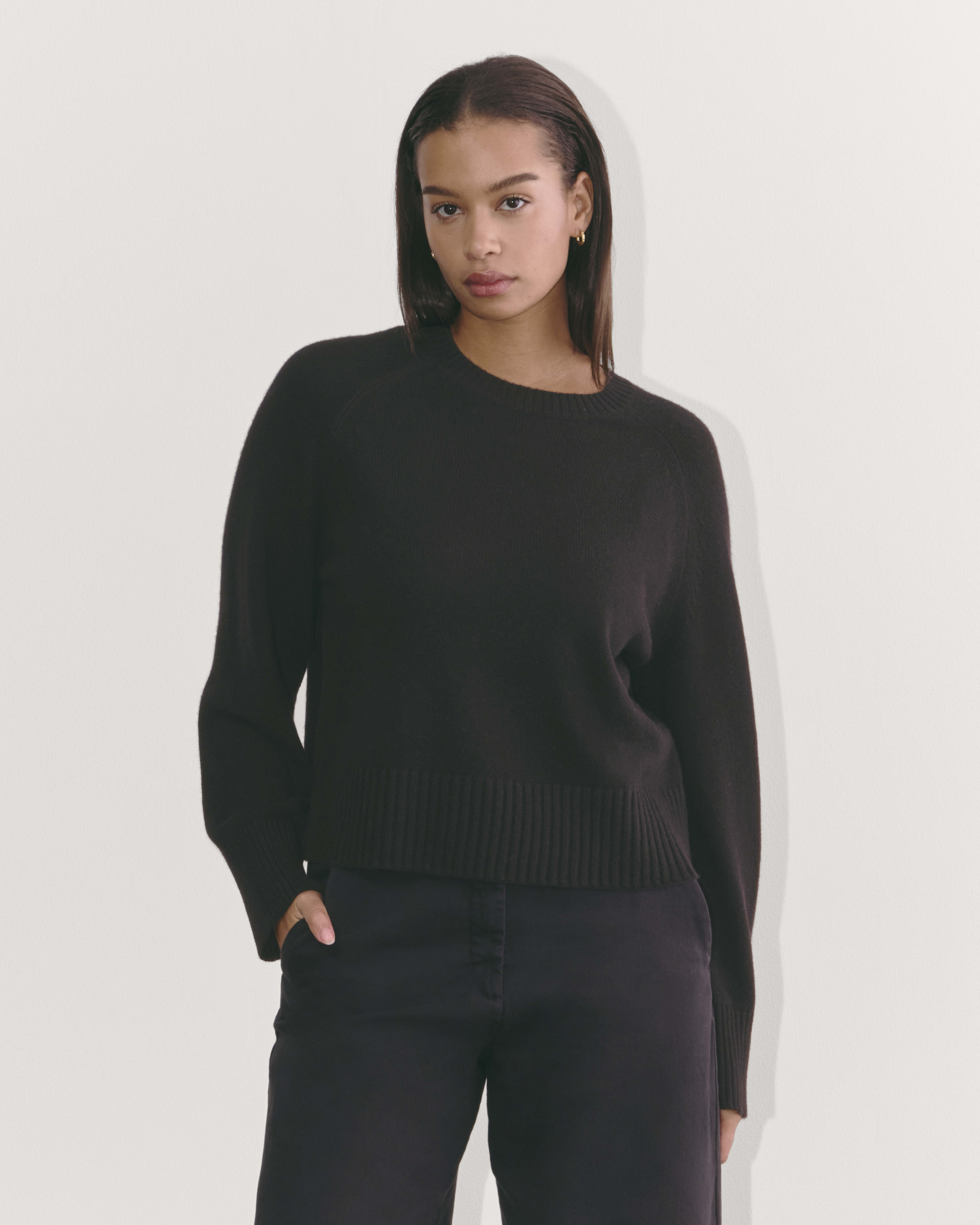 Everlane wool cashmere square crew hotsell