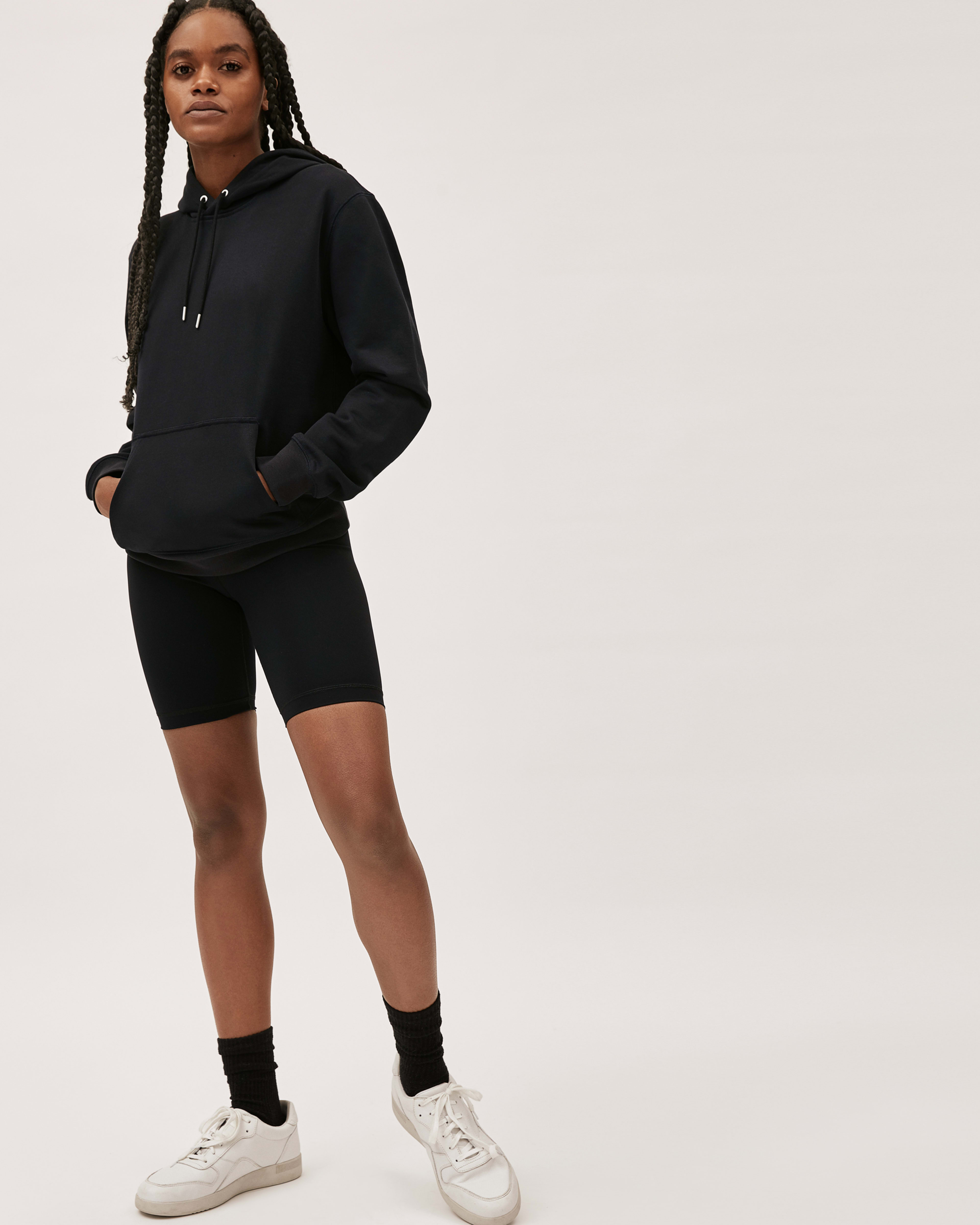 The French Terry Hoodie | Uniform Black – Everlane