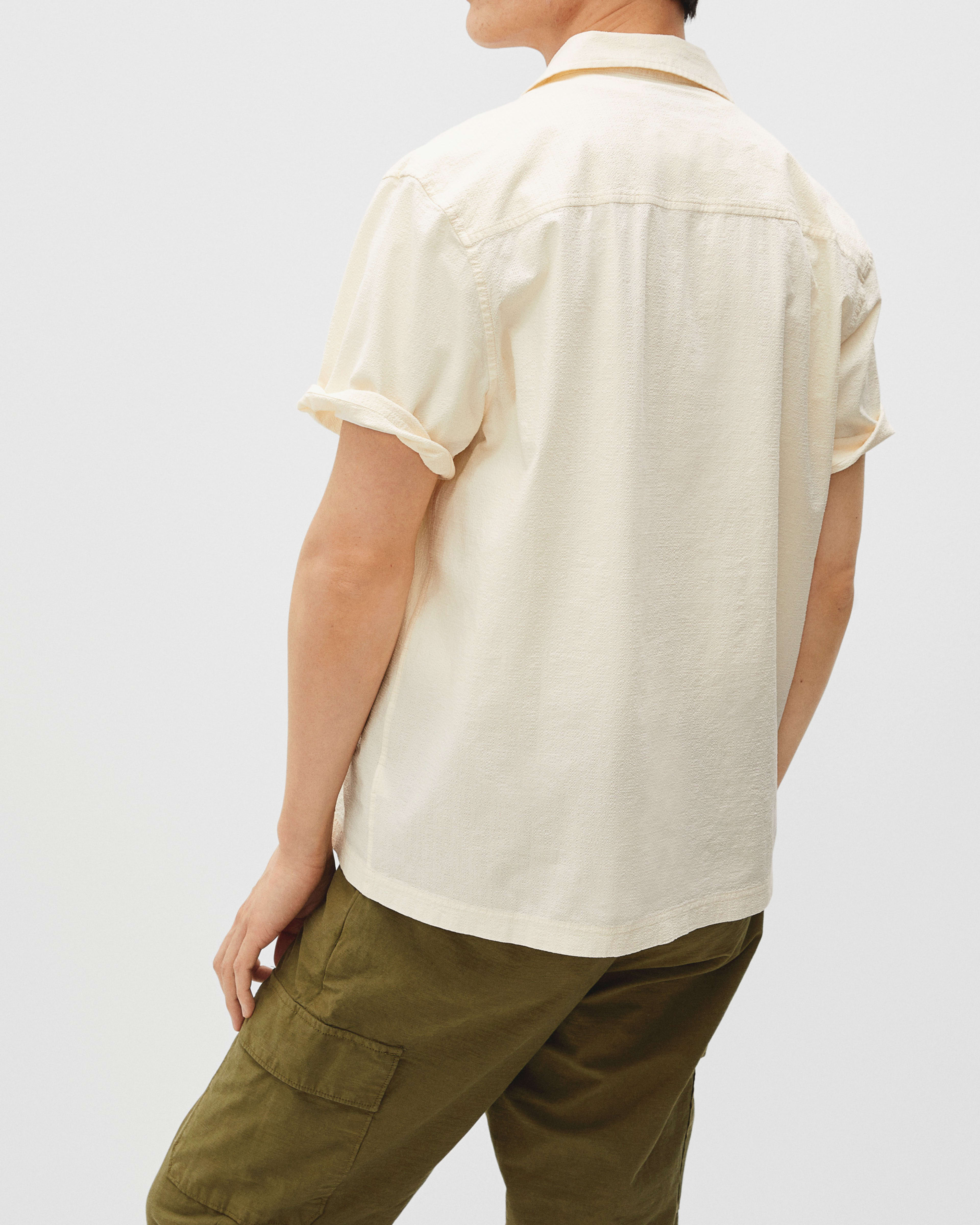 The Seersucker Short-Sleeve Shirt Canvas – Everlane