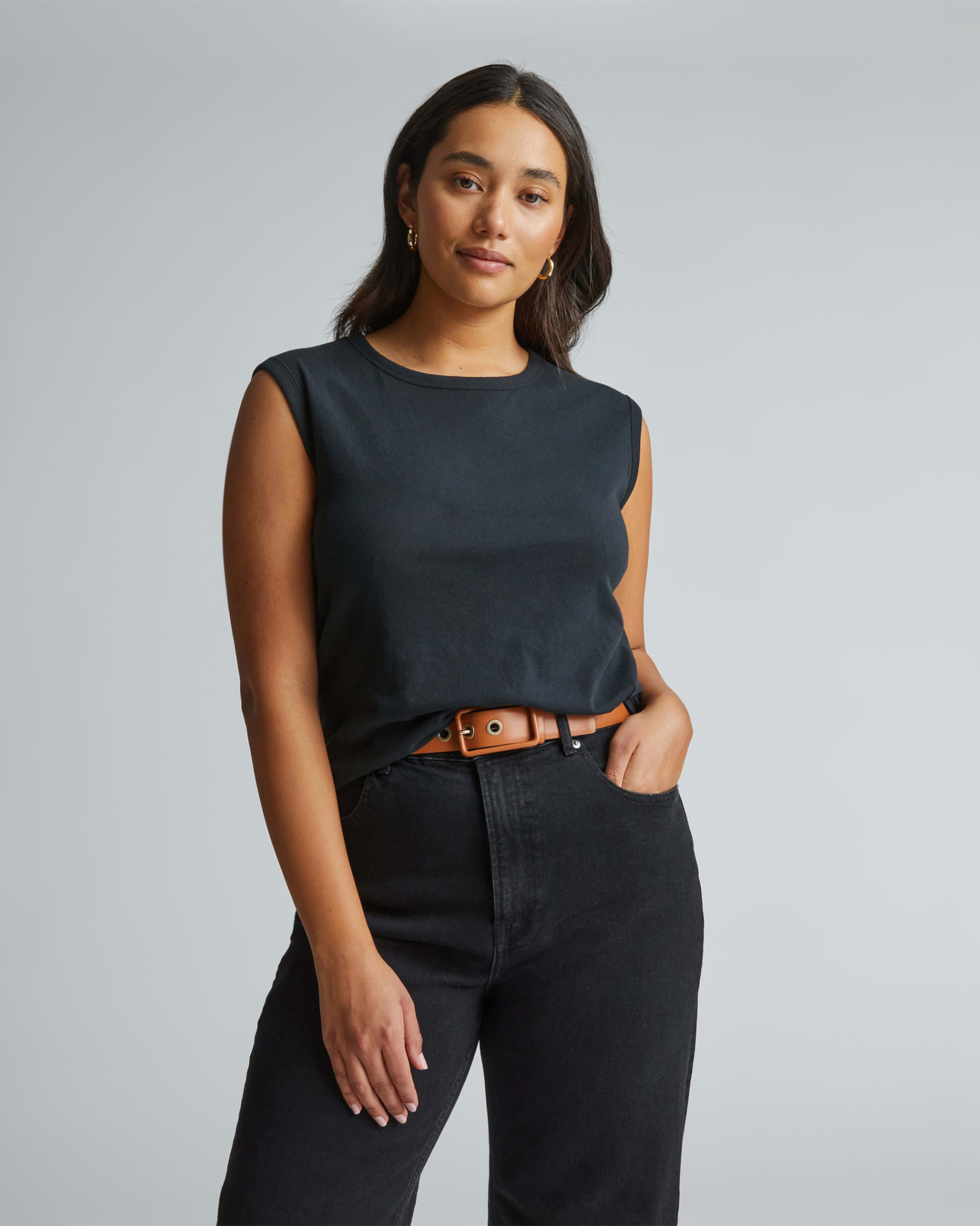 The Air Muscle Tank Black – Everlane