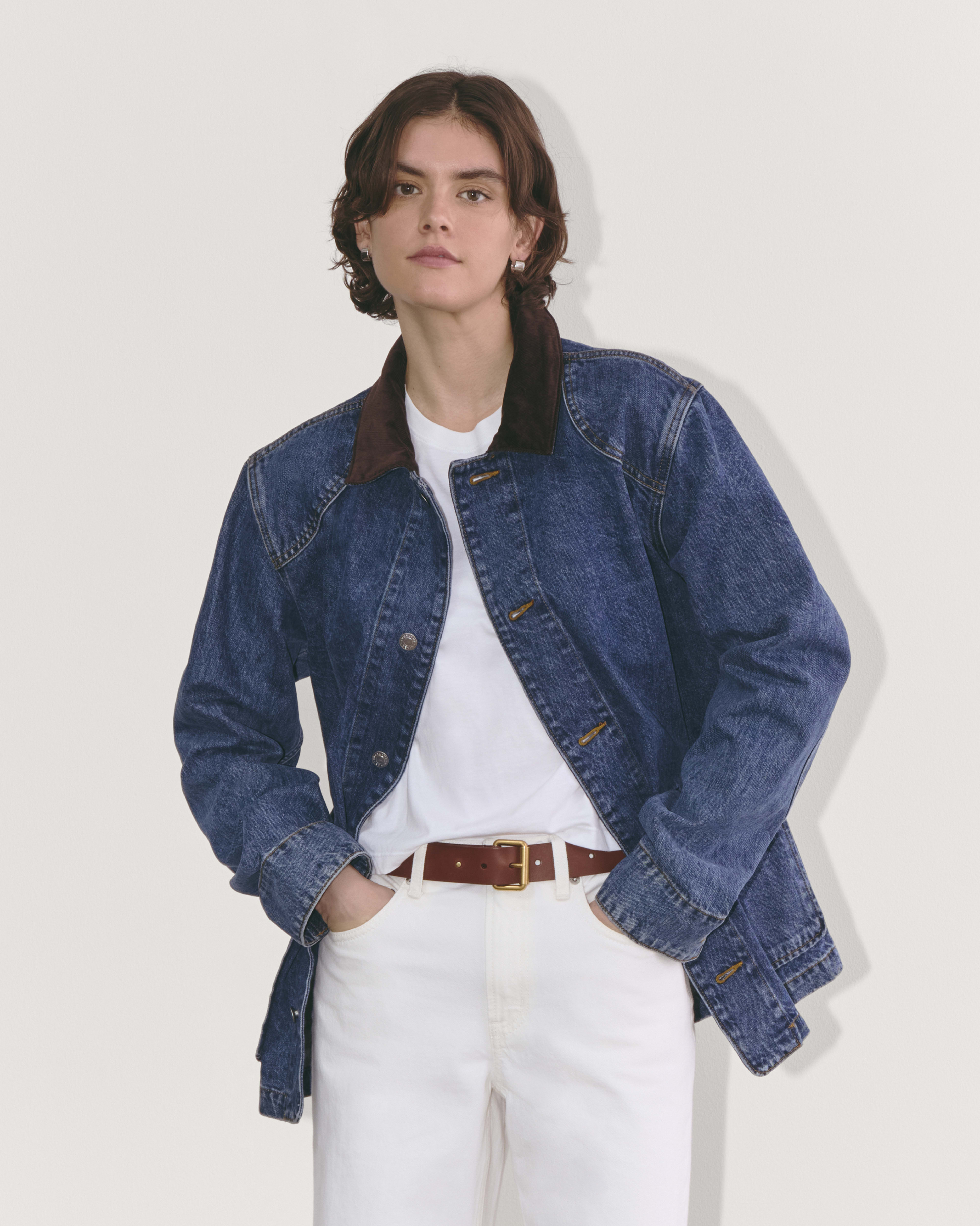 Denim ranch jacket clearance