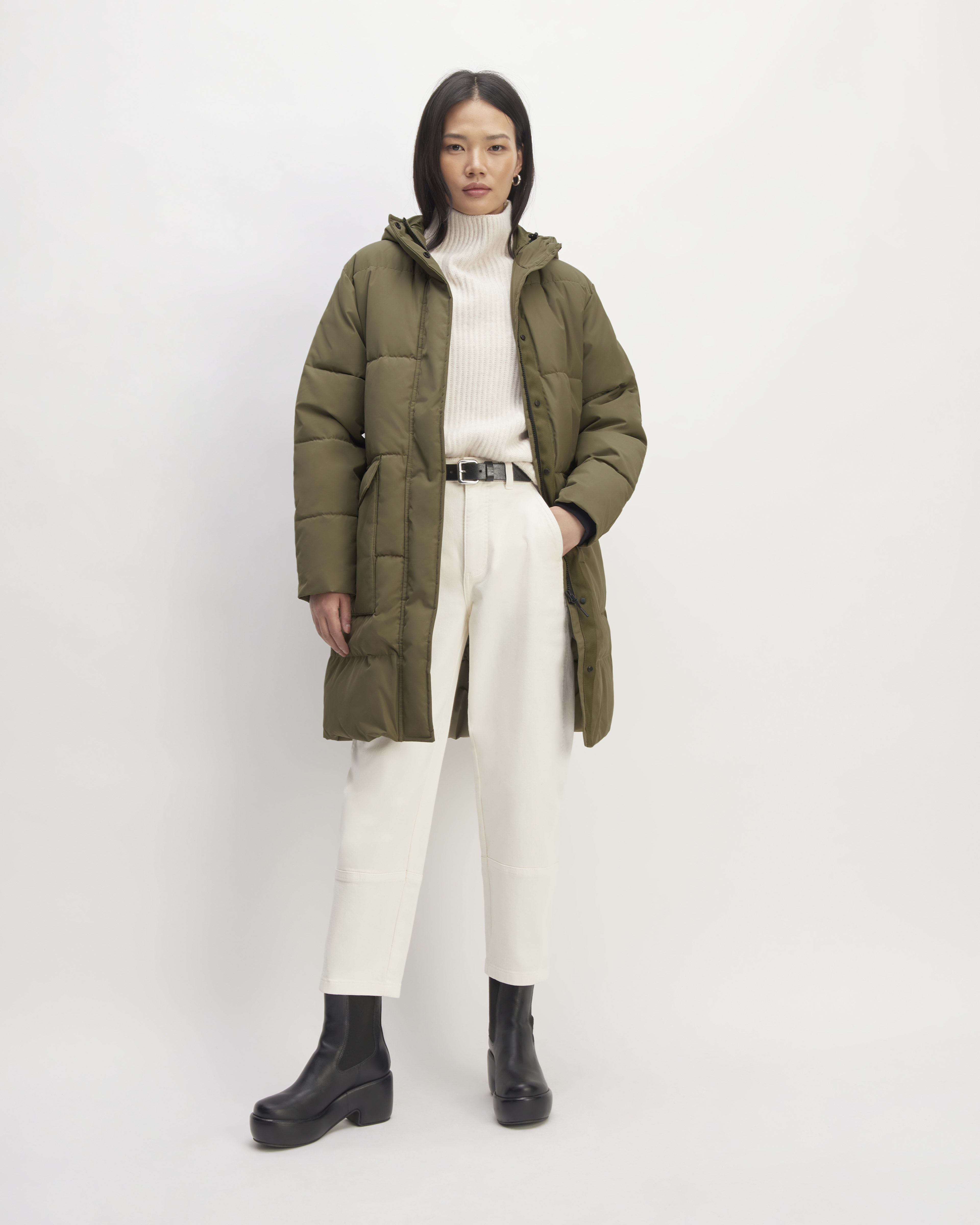 PrimaLoft x Everlane The ReNew Long Puffer - Primaloft