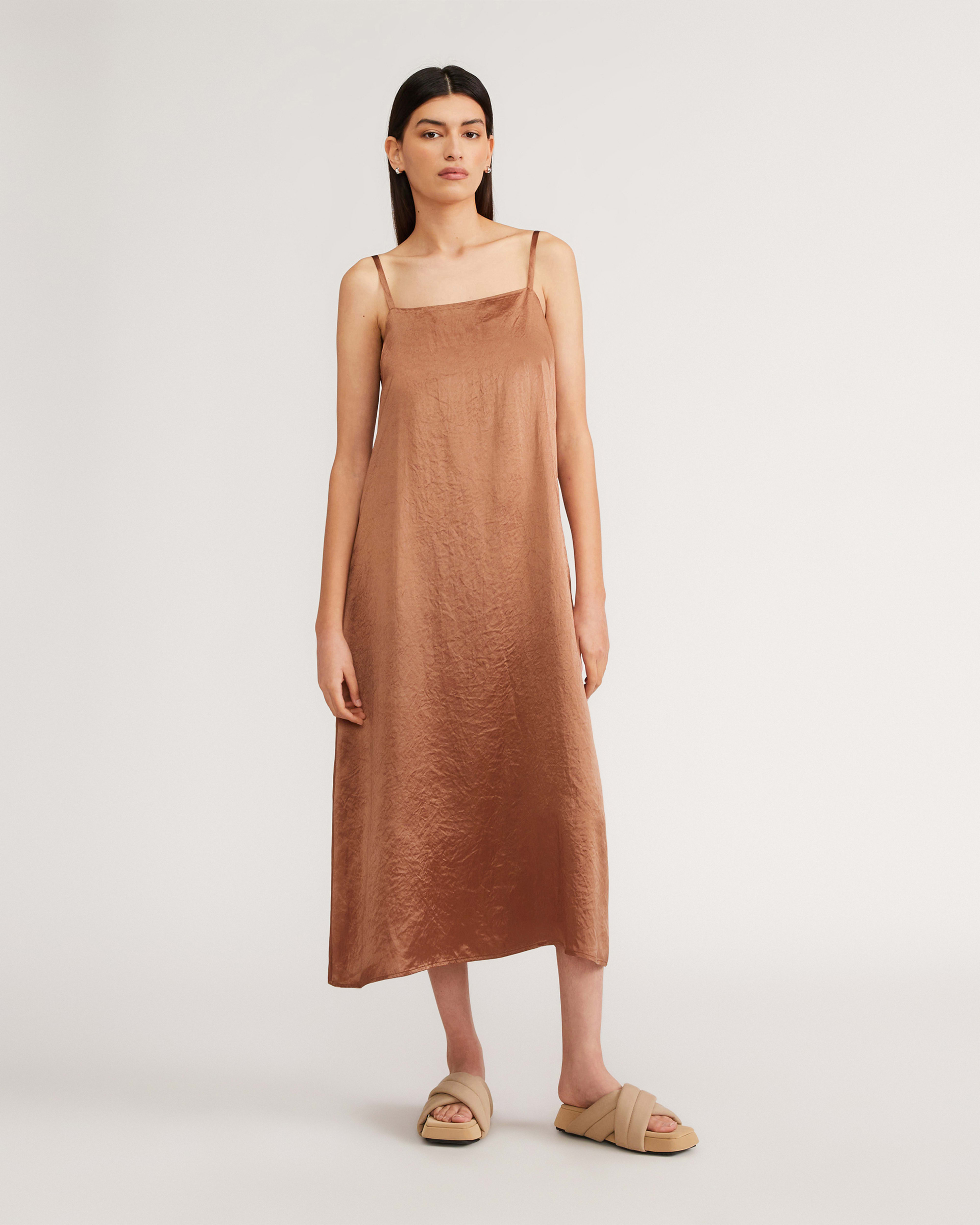 Everlane silk deals slip dress