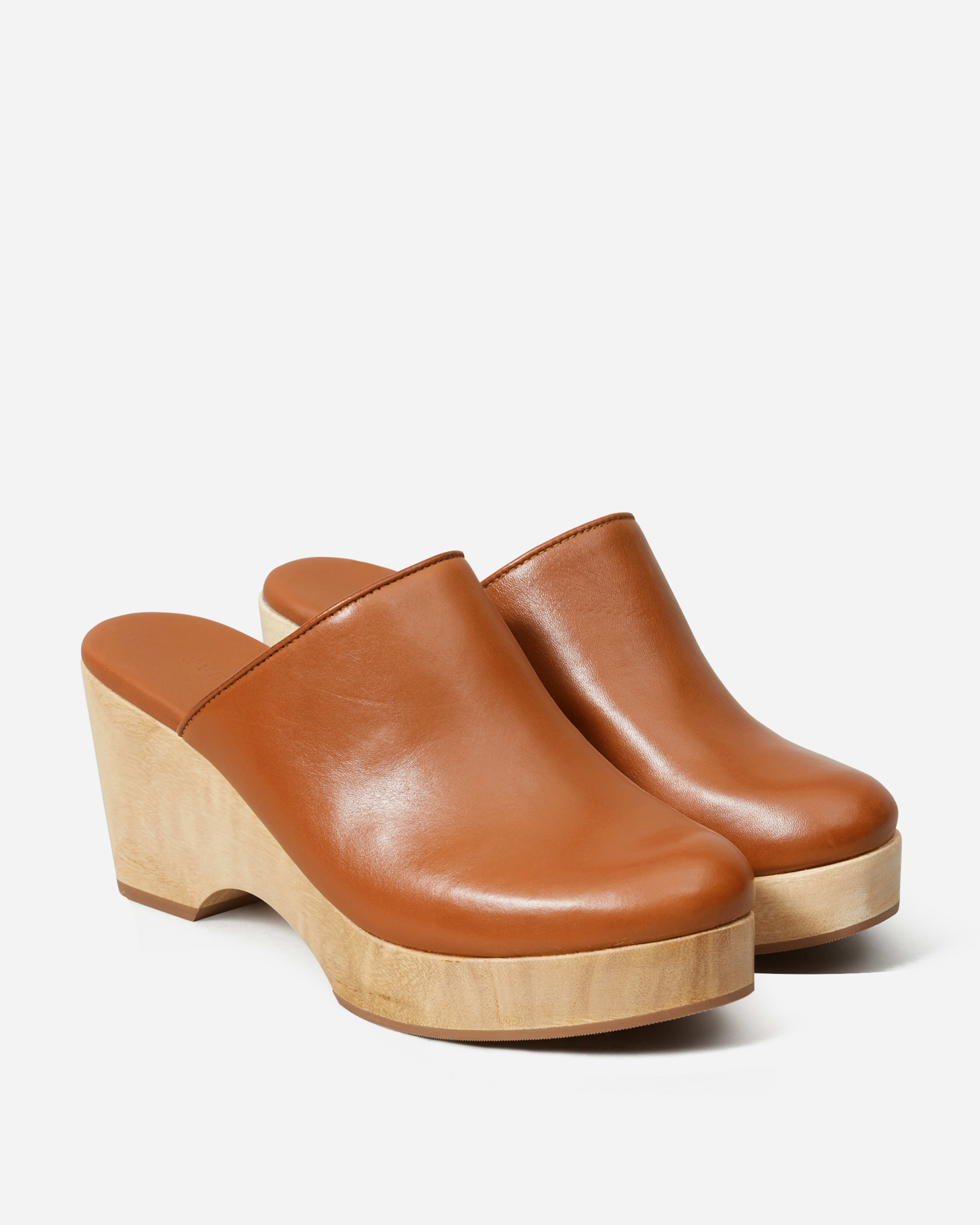 The Clog Cognac Everlane