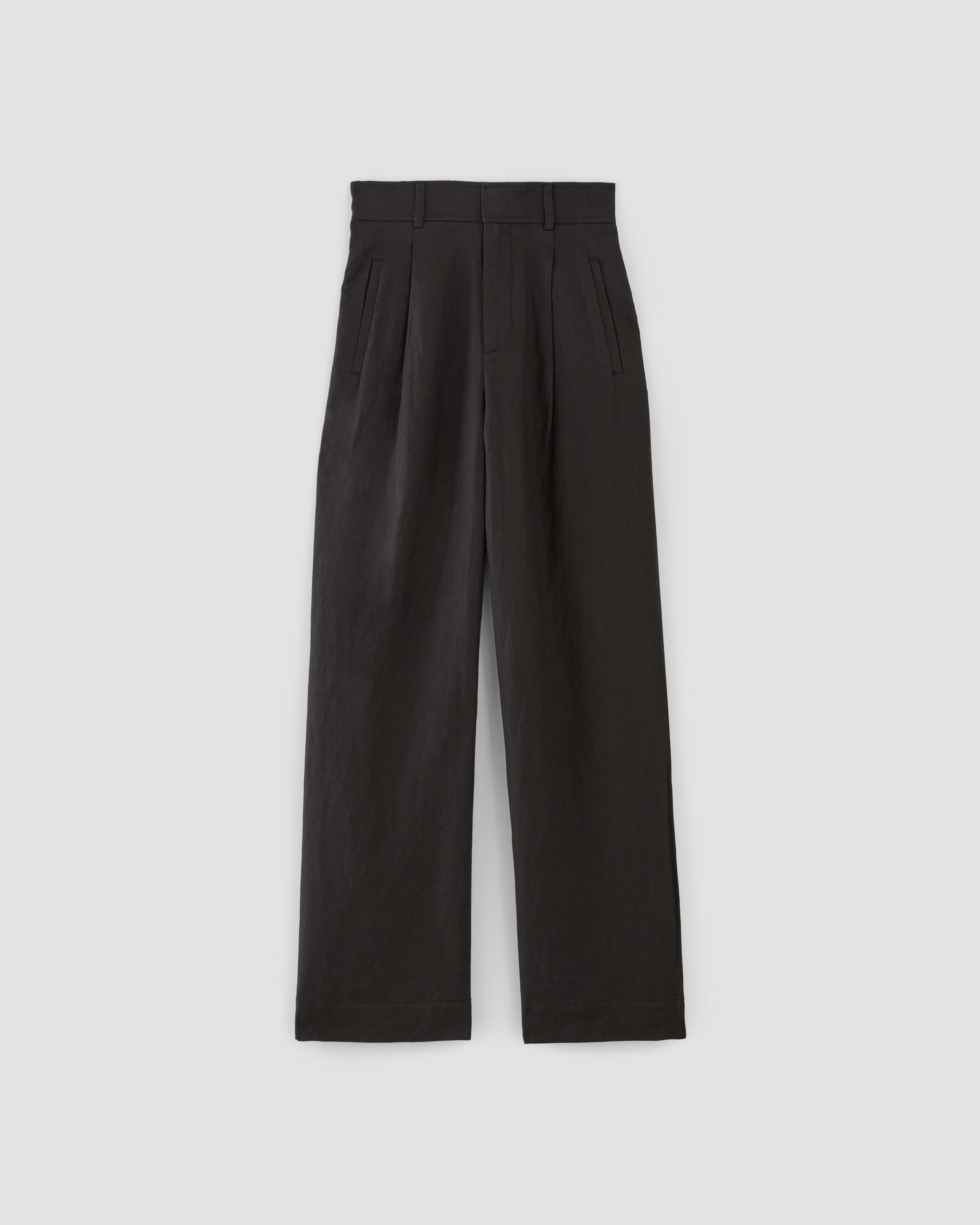 The Linen Way-High® Drape Pant Black – Everlane
