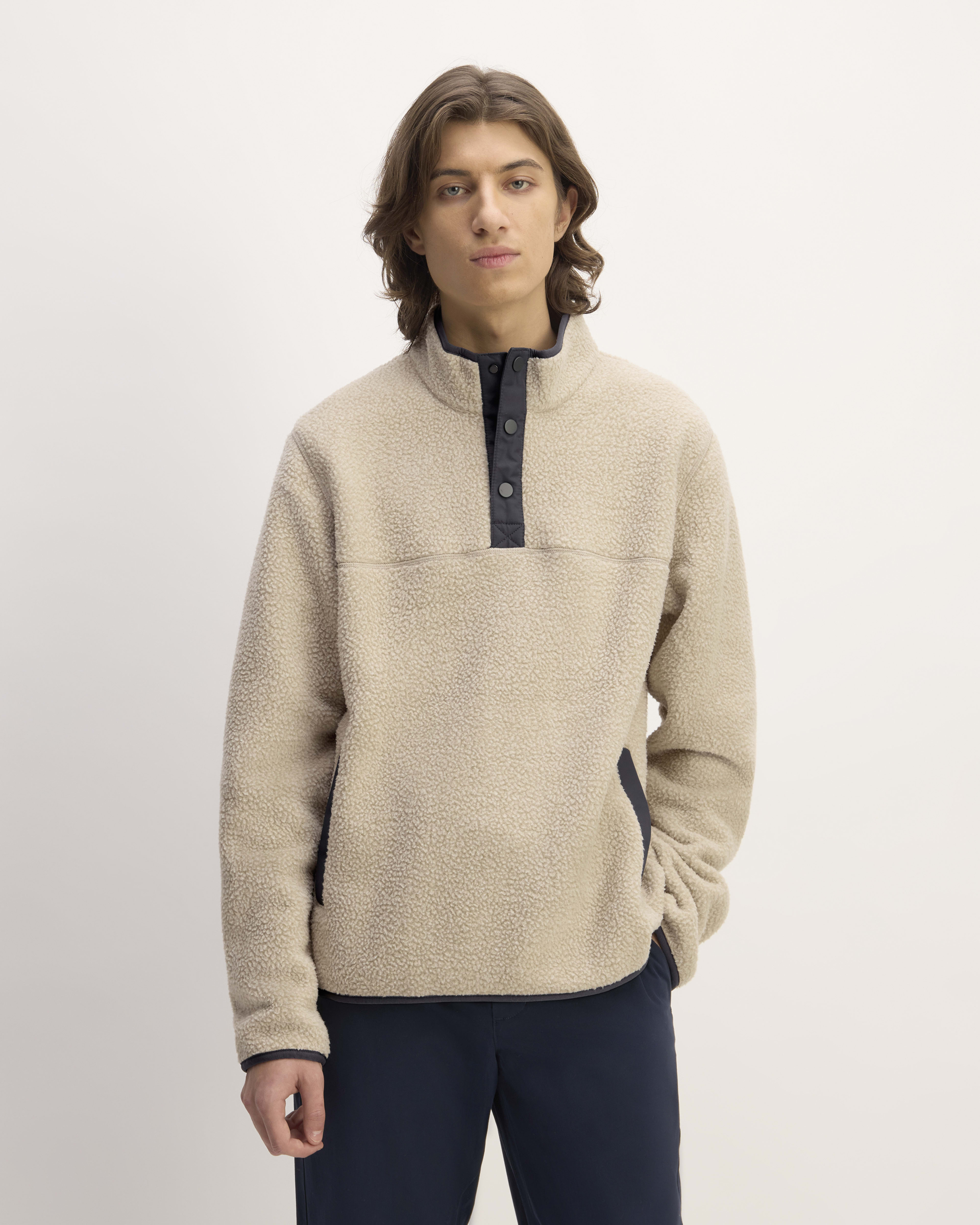 Everlane fleece pullover discount