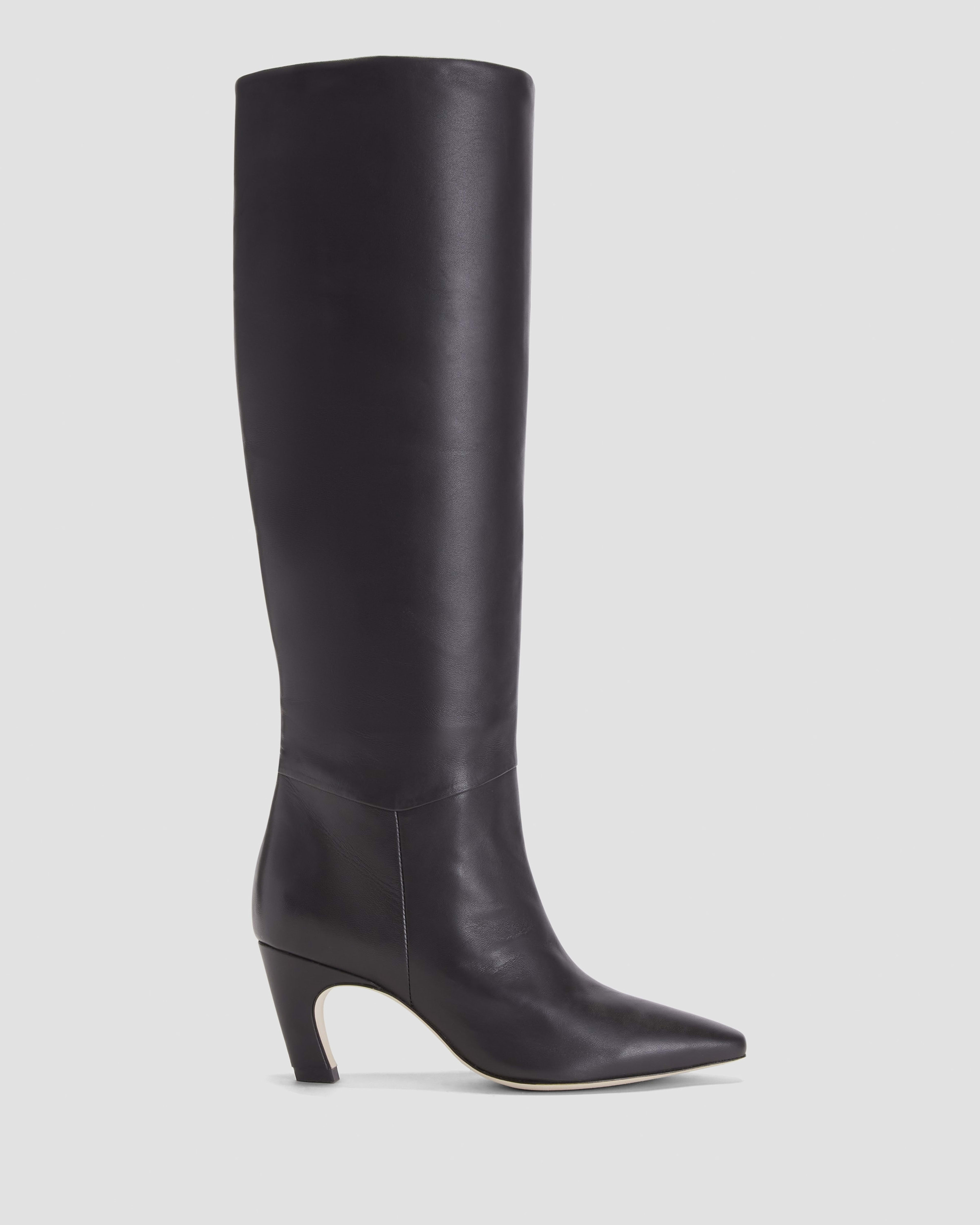 The Knee-High Banana Heel Boot Black – Everlane