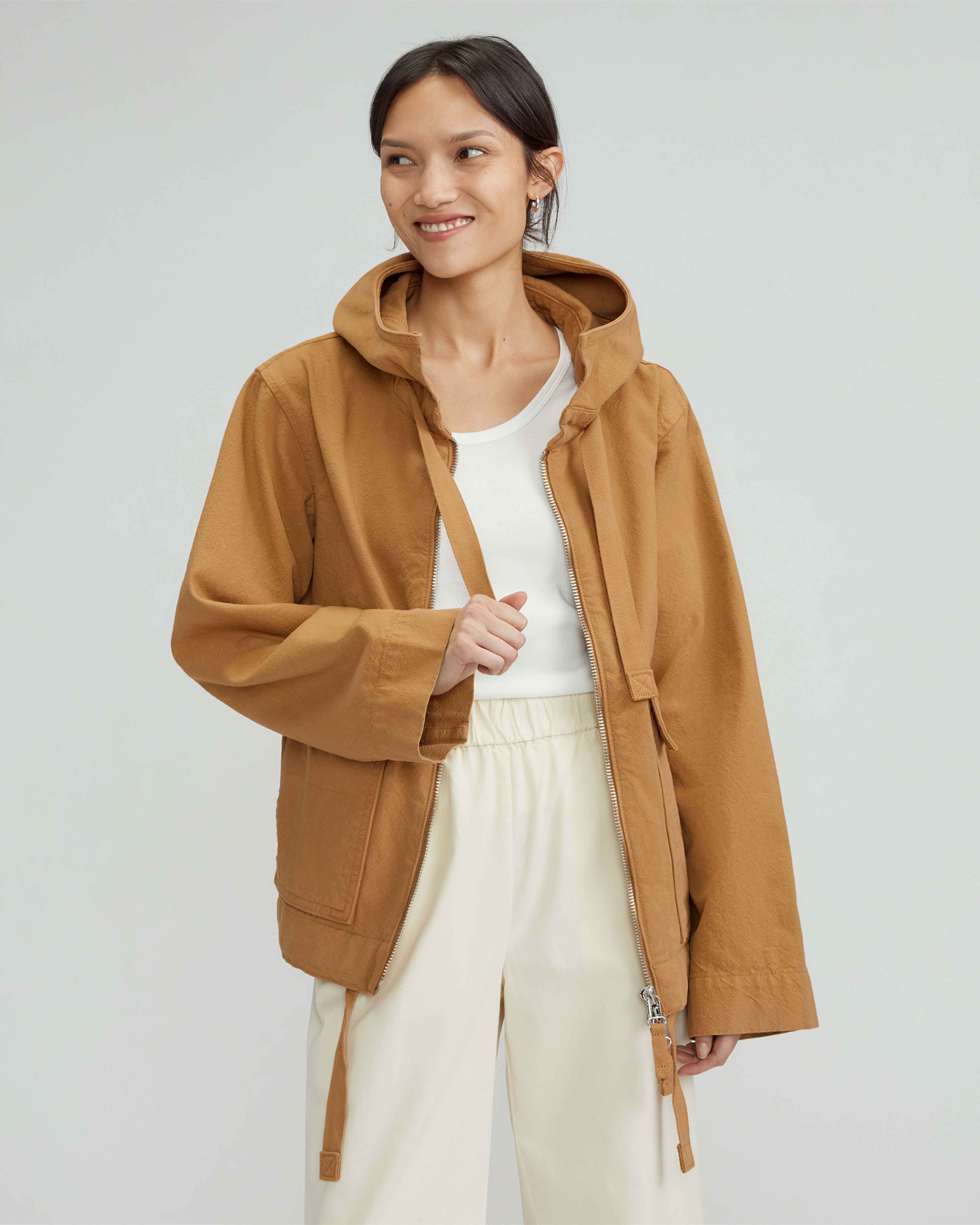 Cotton canvas anorak cheap