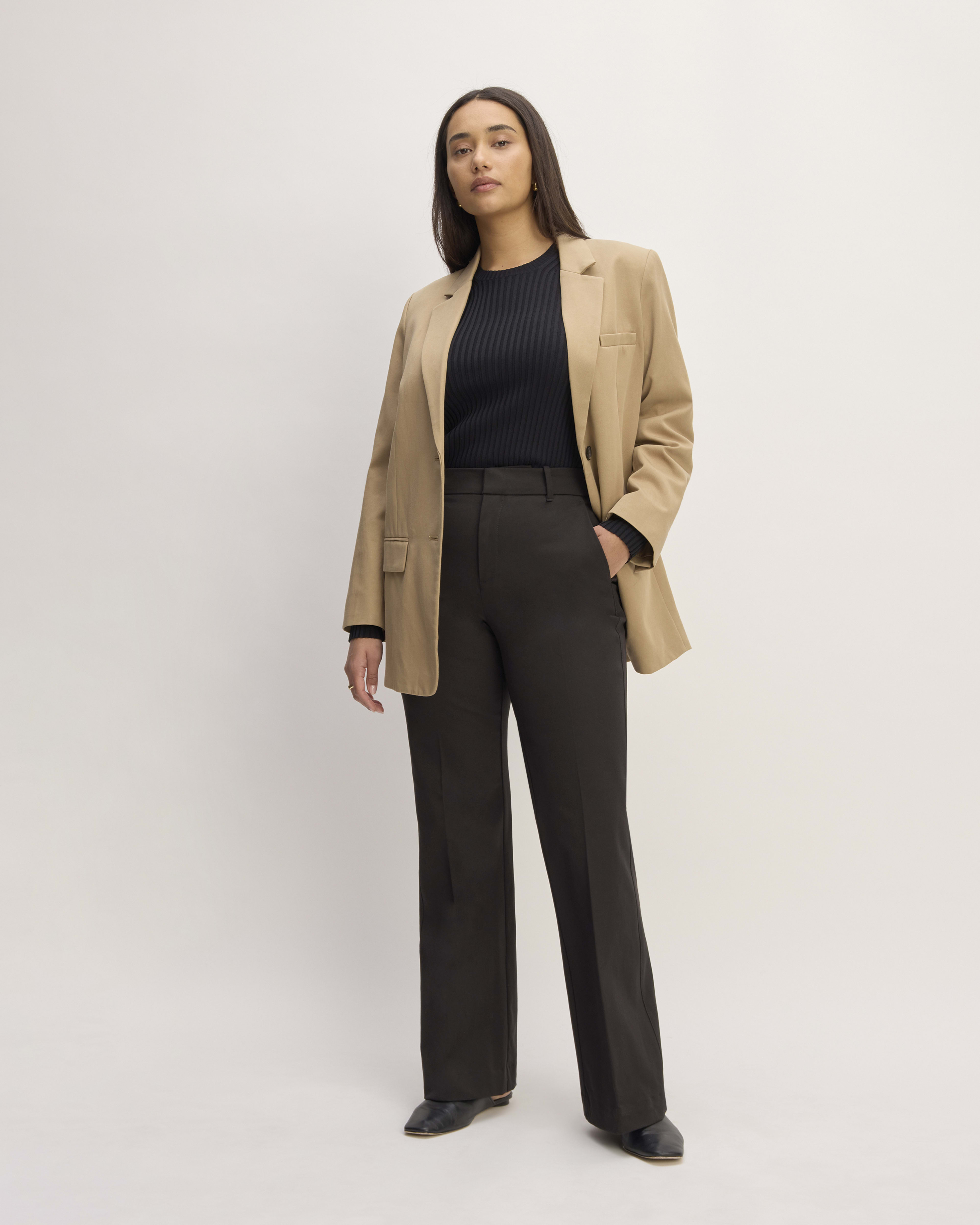 The Organic Kick Flare Pant Black Everlane