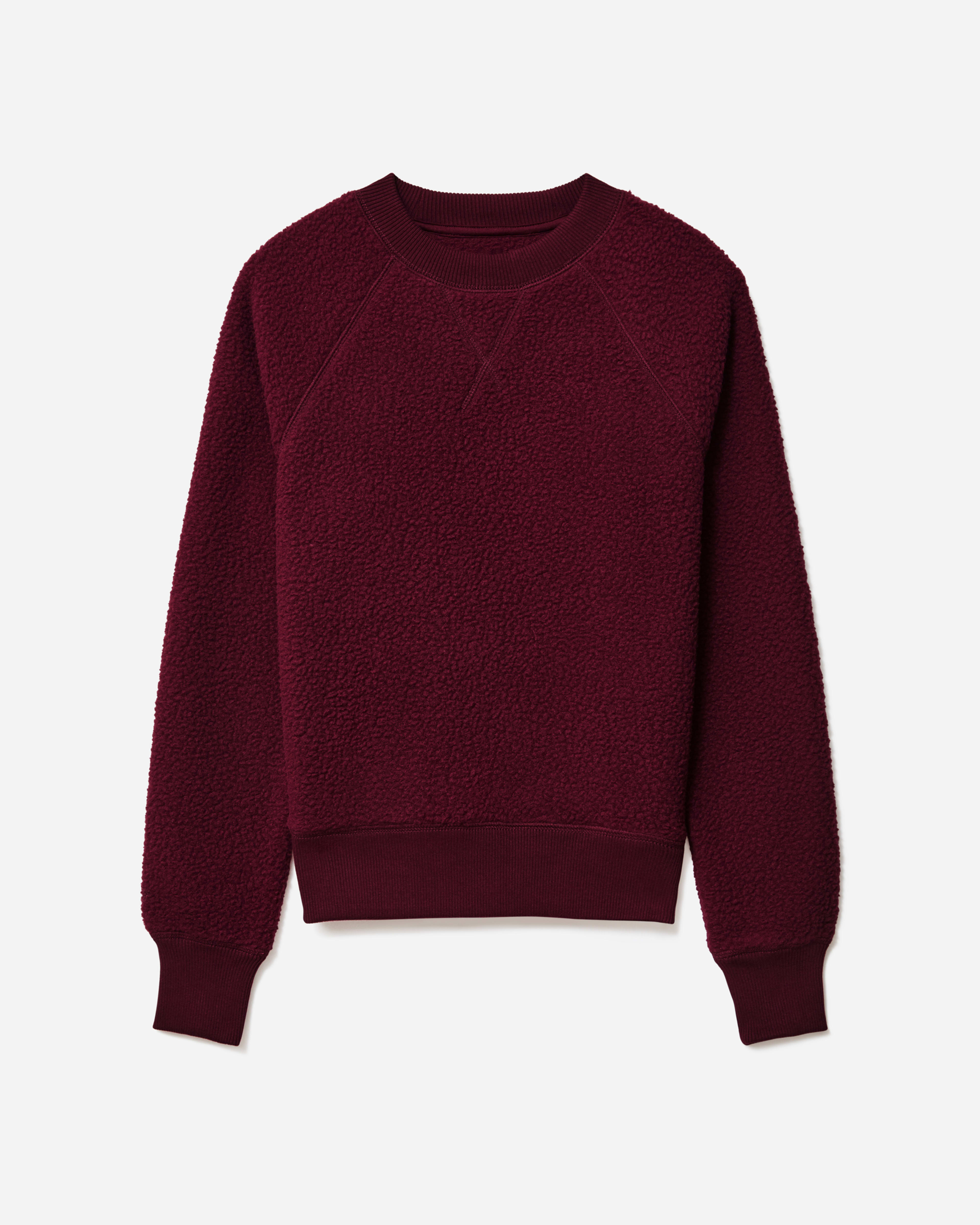 Everlane renew fleece raglan sweatshirt clearance
