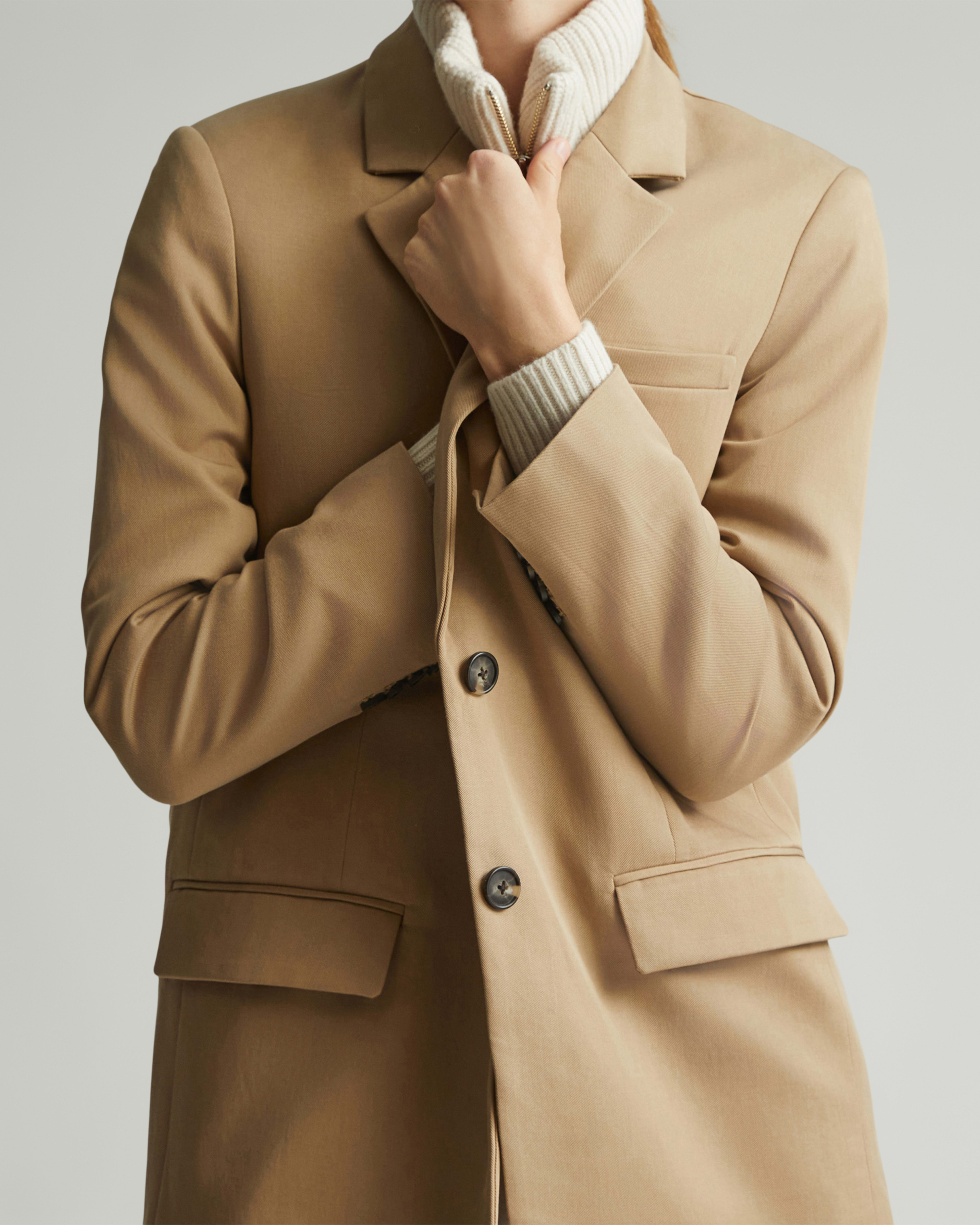 The TENCEL™ Oversized Blazer Ash Brown Everlane