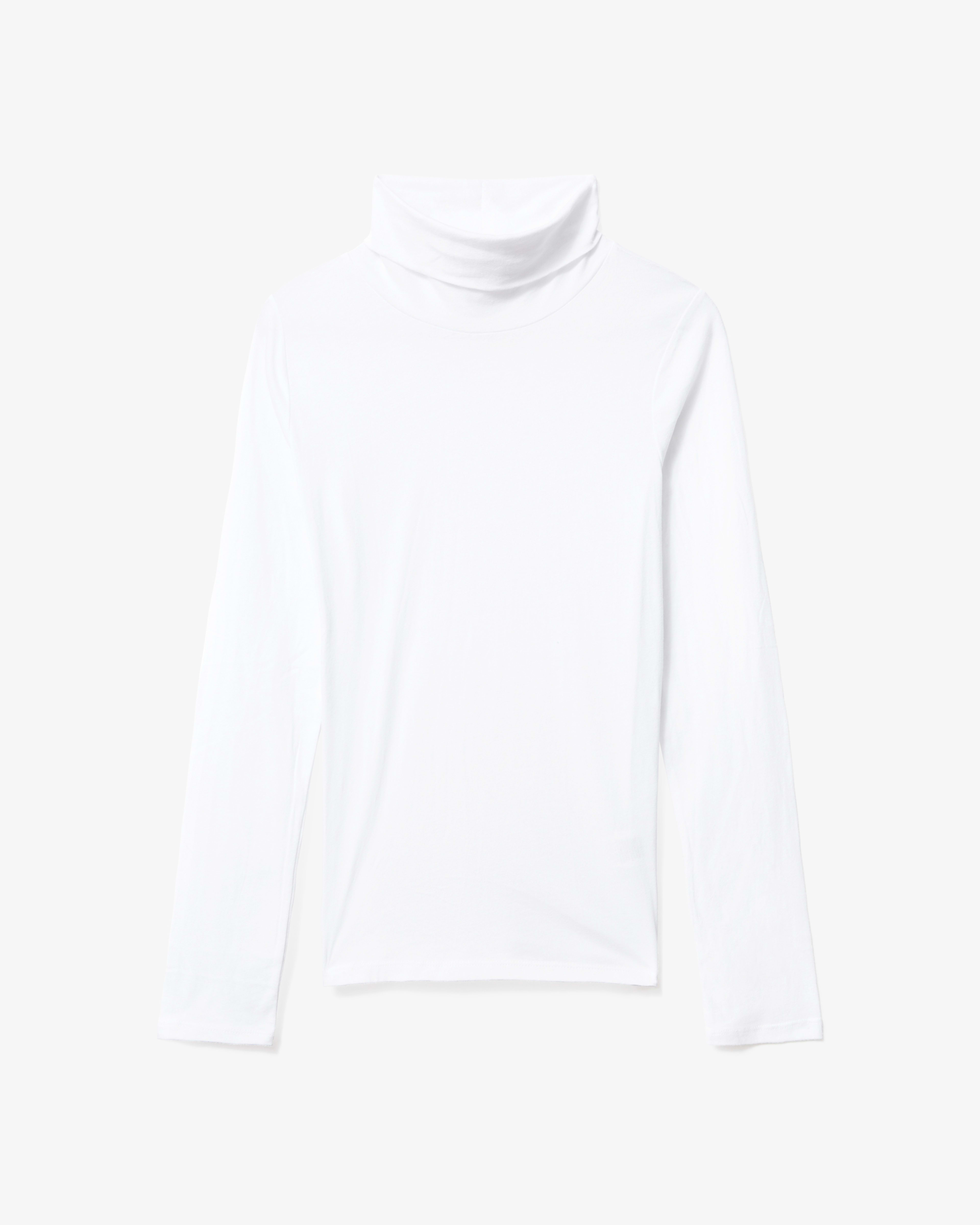 The Organic Cotton Turtleneck White ??? Everlane