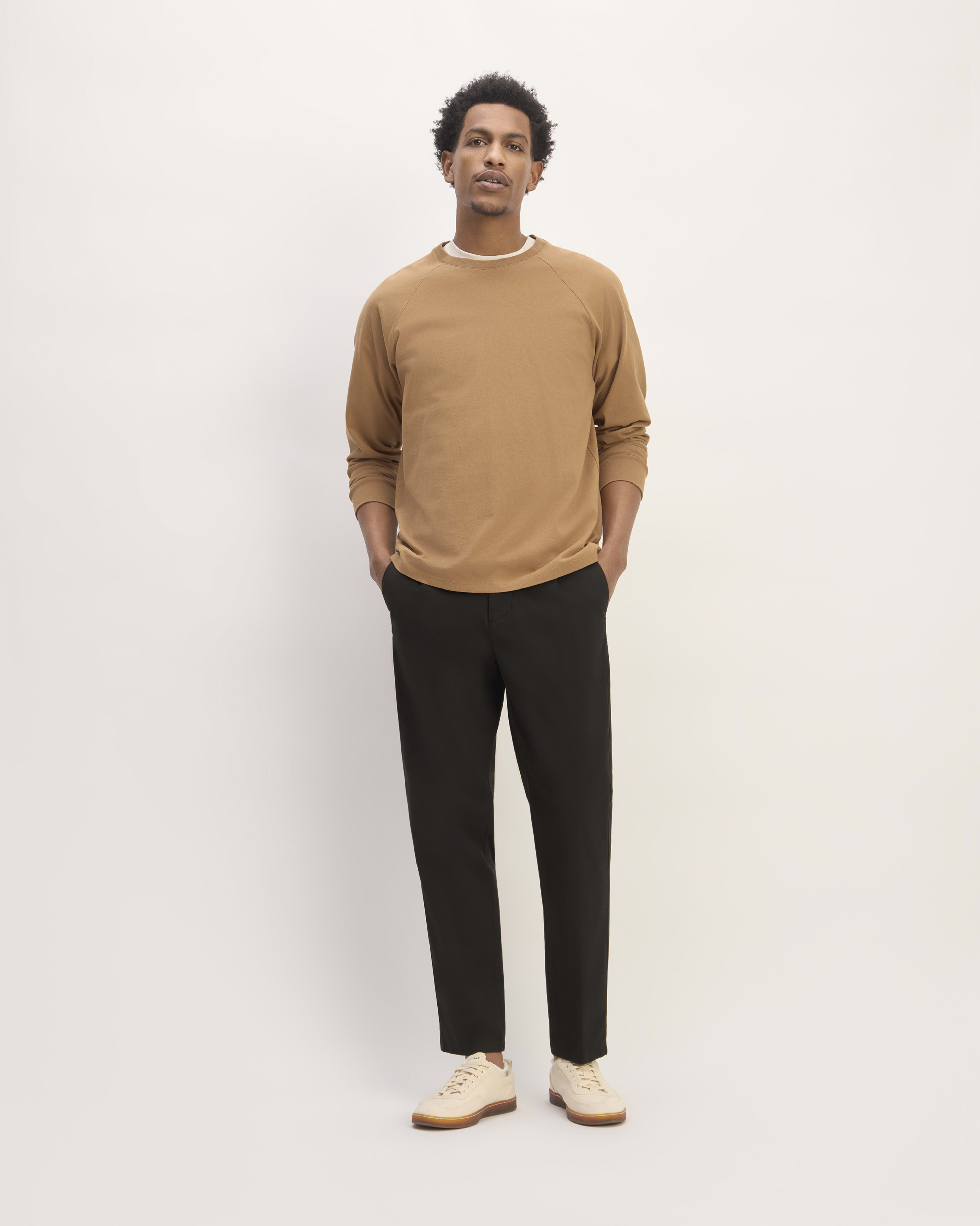 The Linen Easy Pant Black Everlane