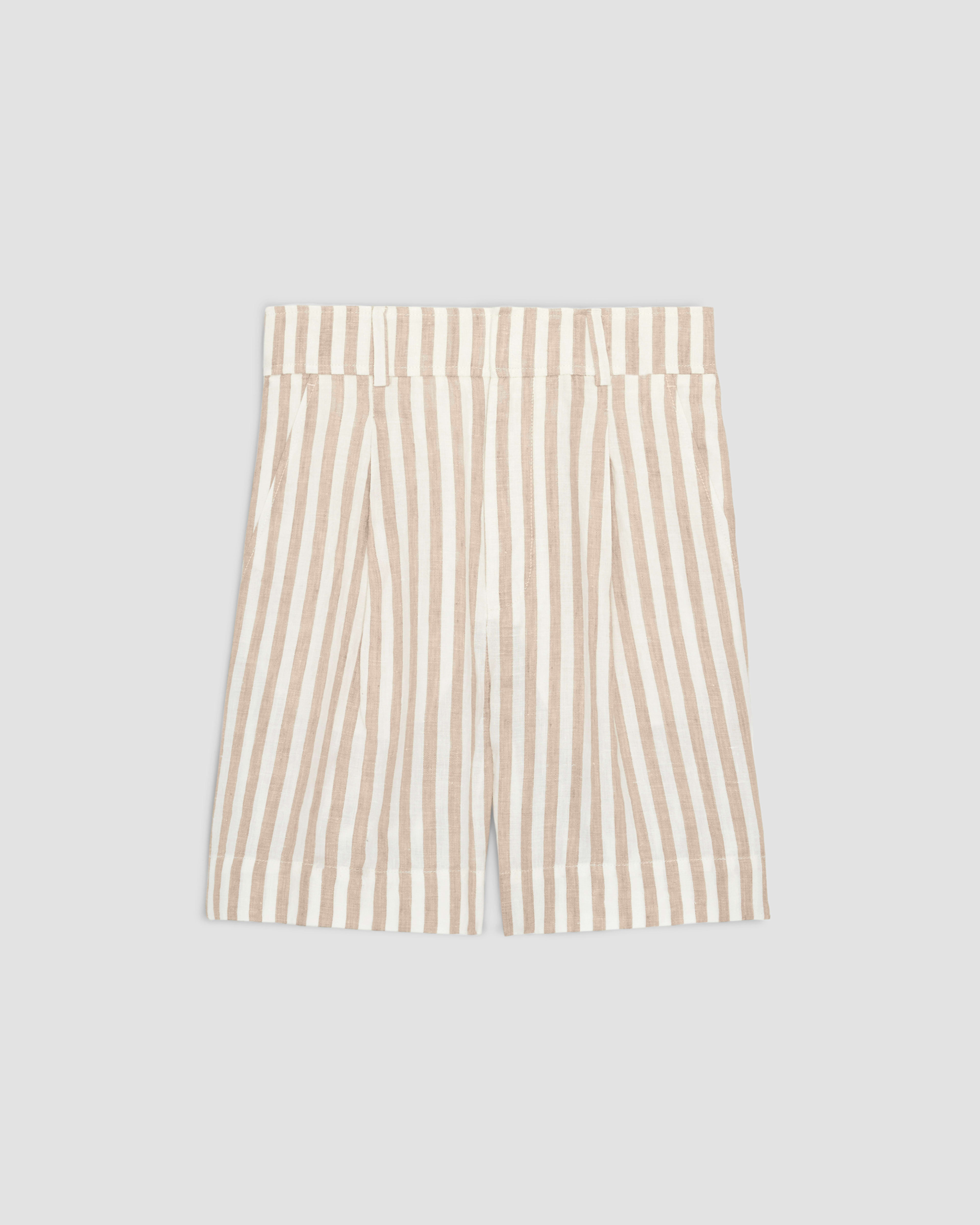 The Linen Way-High® Drape Short Bone / Caramel – Everlane