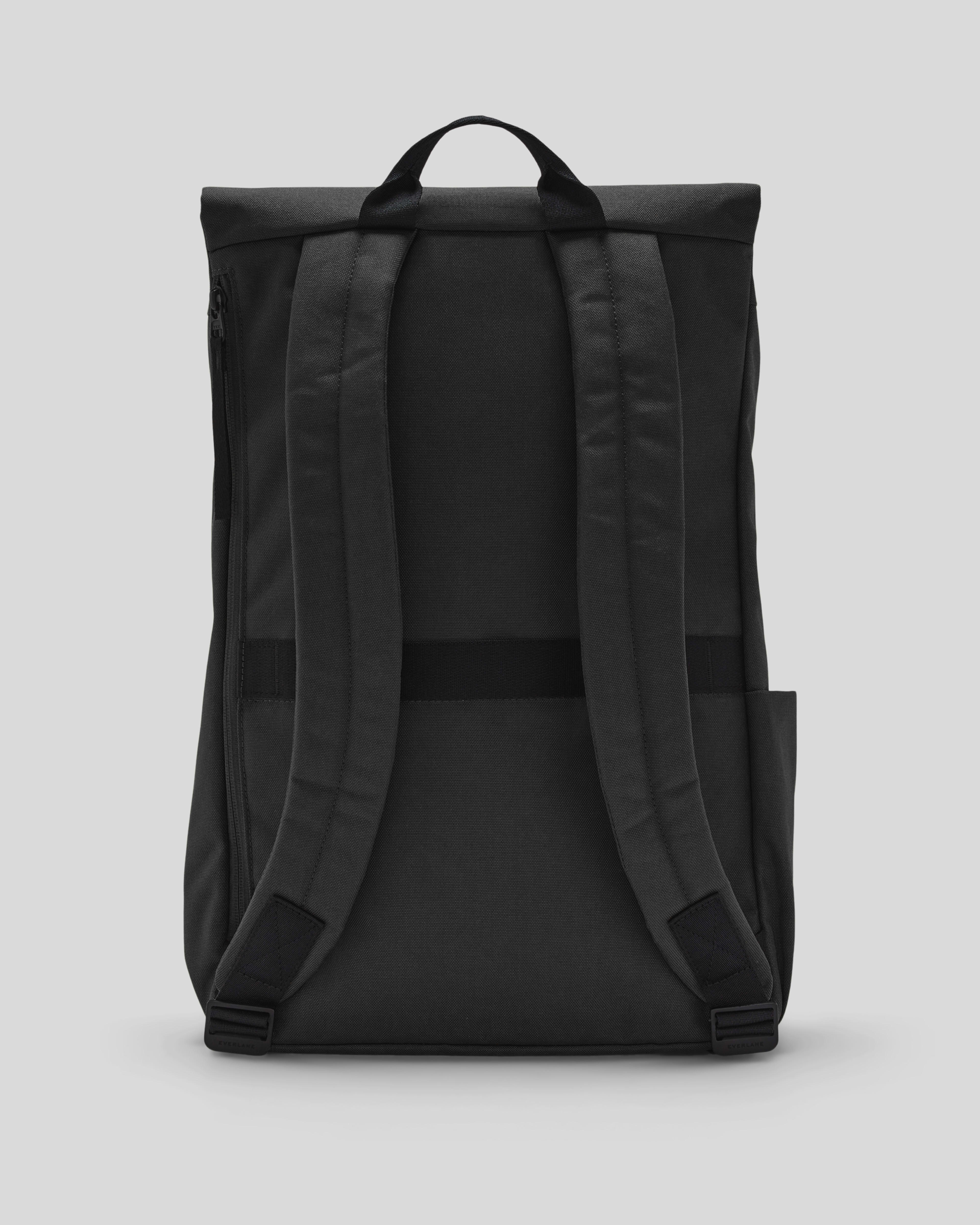 The ReNew Transit Backpack Black (with label) – Everlane