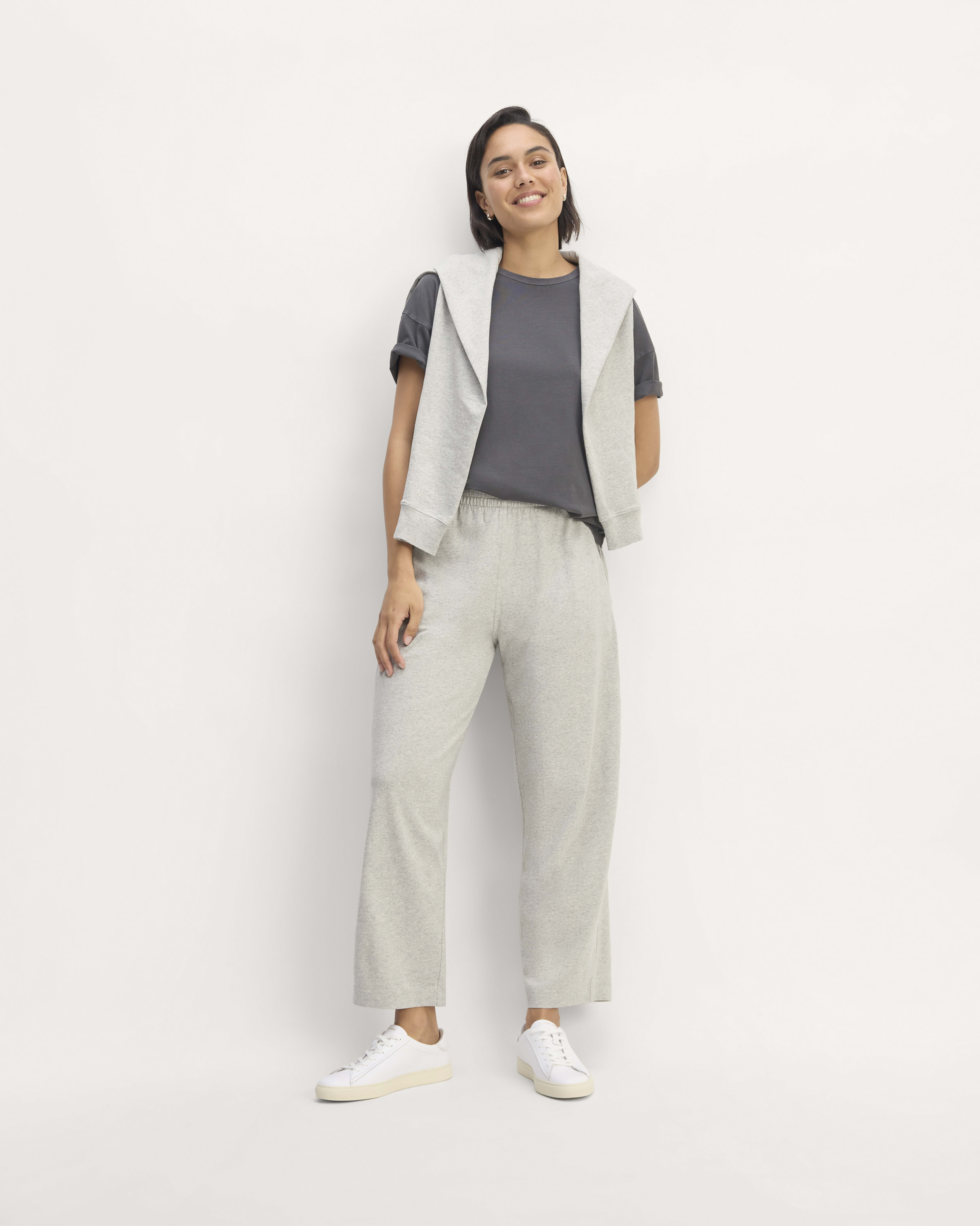 The Track Jogger Light Heather Grey Everlane