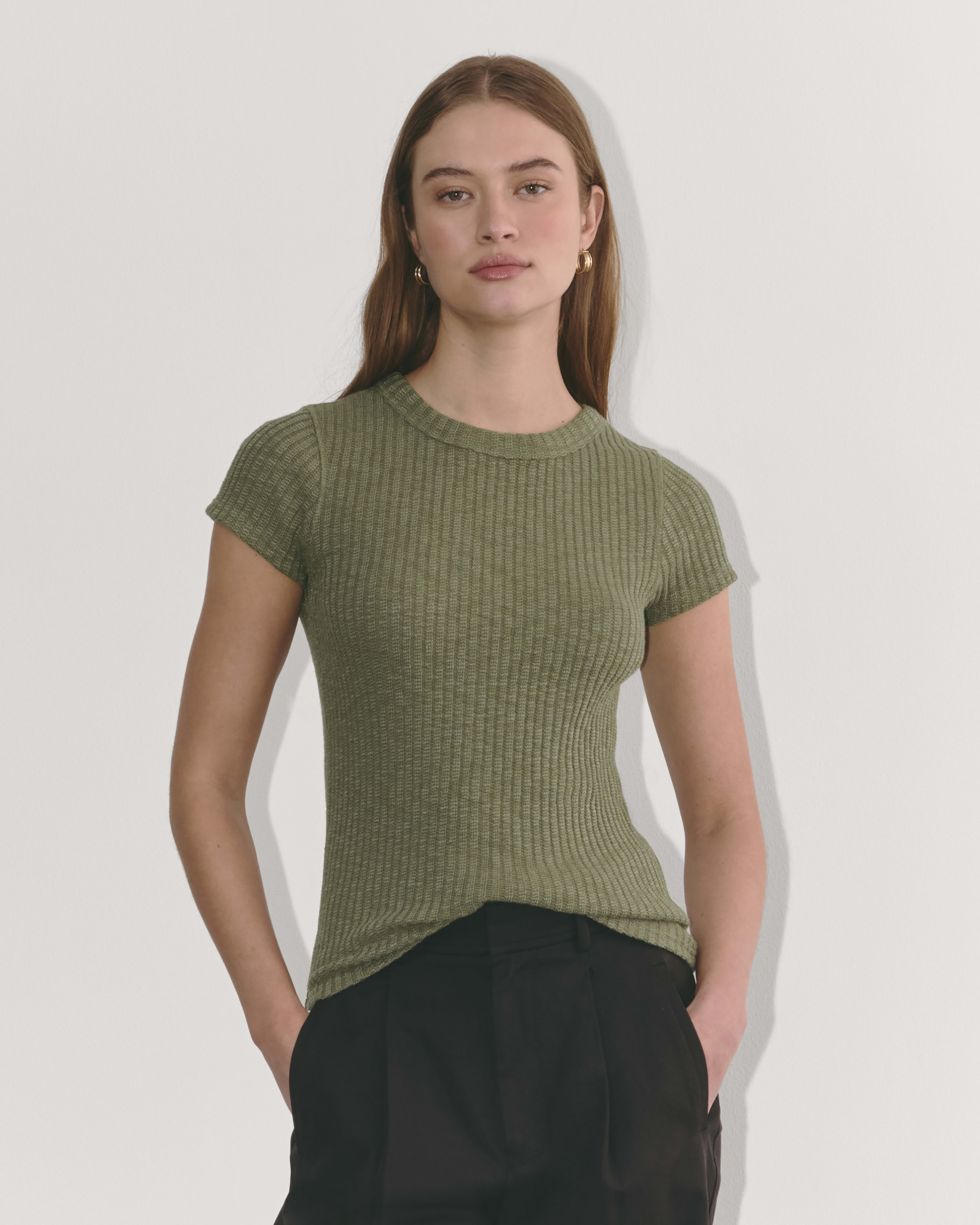 The Cocoon Crew in Alpaca Taupe Melange – Everlane