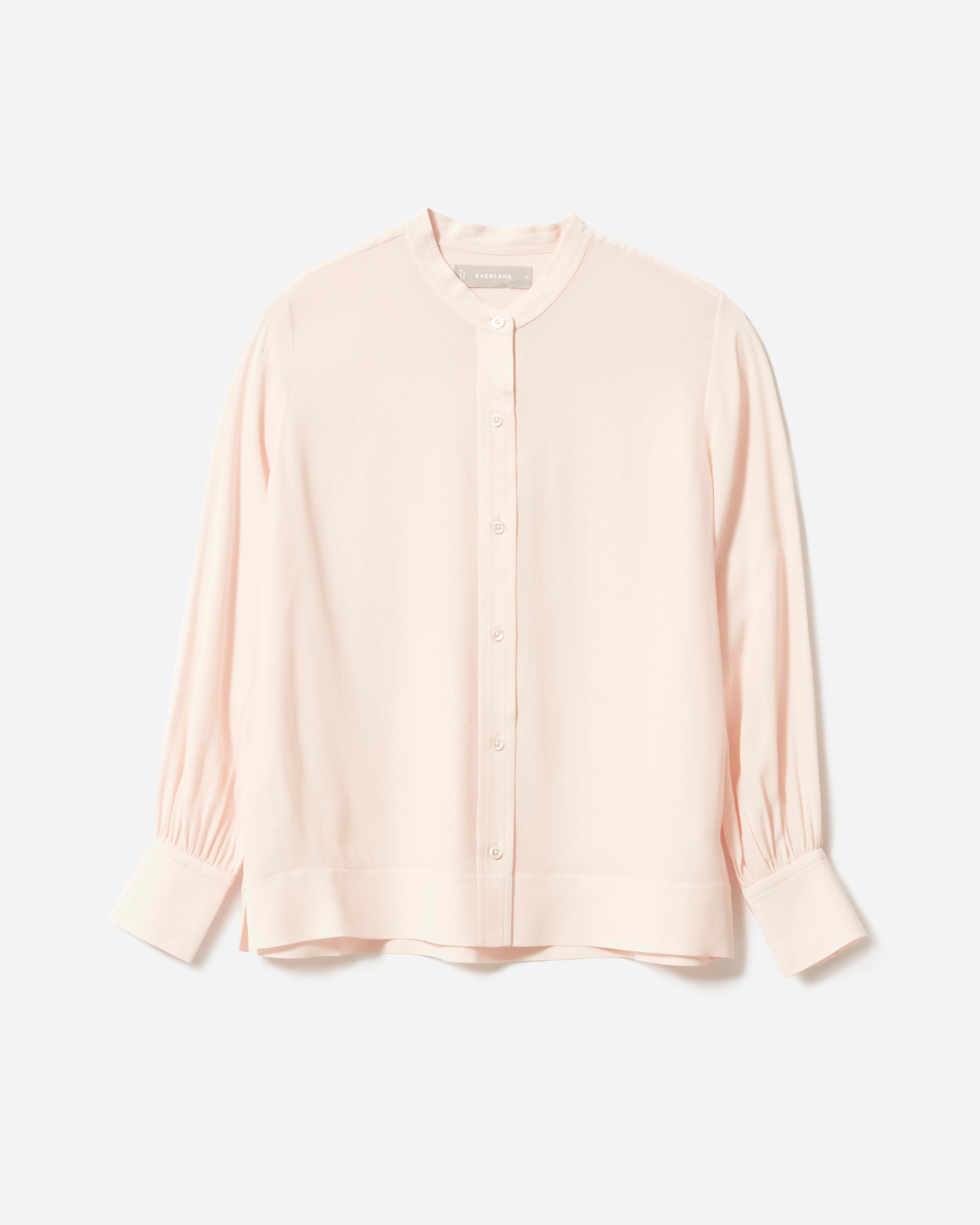 The Clean Silk Blouson Shirt Pale Pink – Everlane