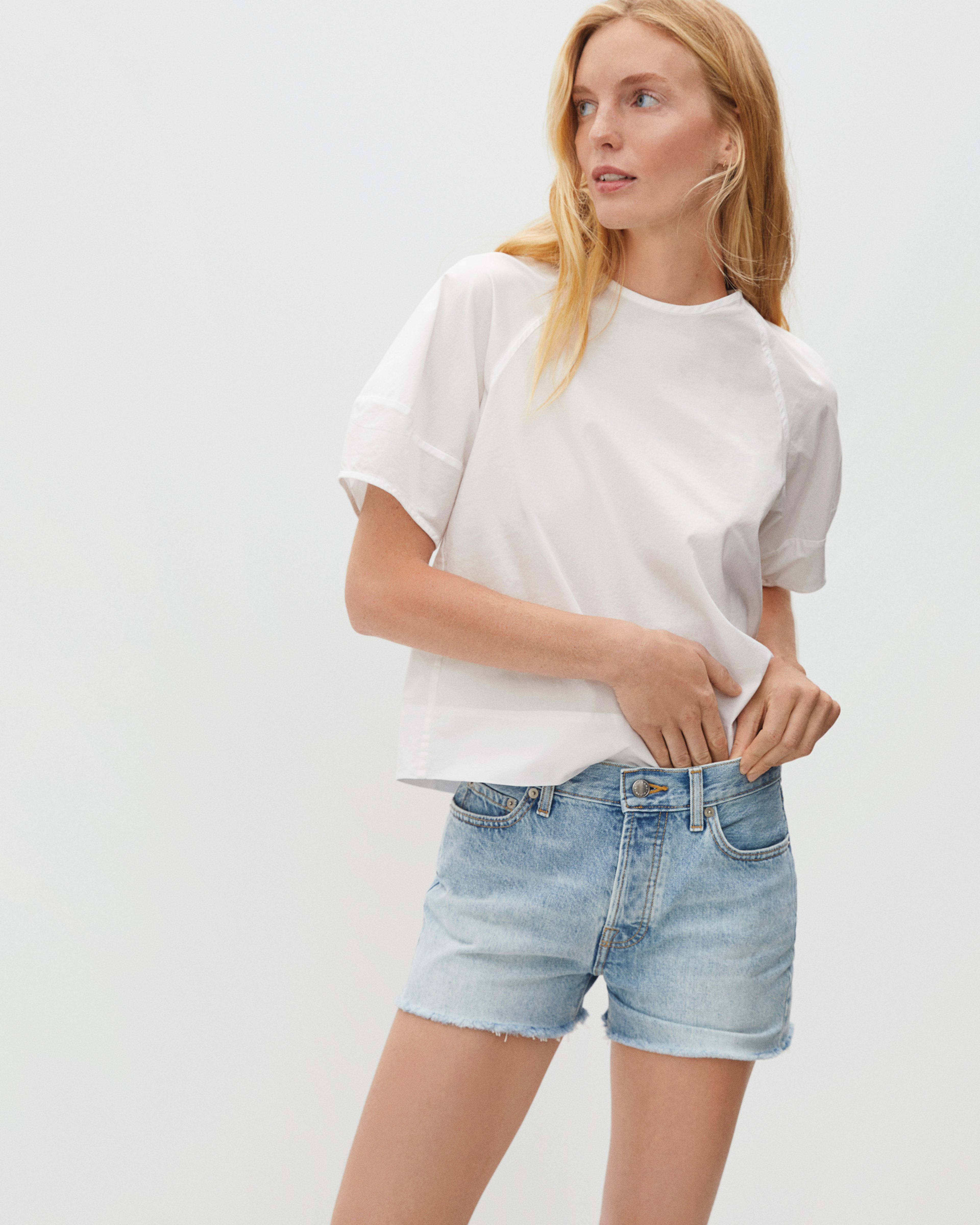 The Relaxed '90s Short Vintage Sunbleached Blue – Everlane