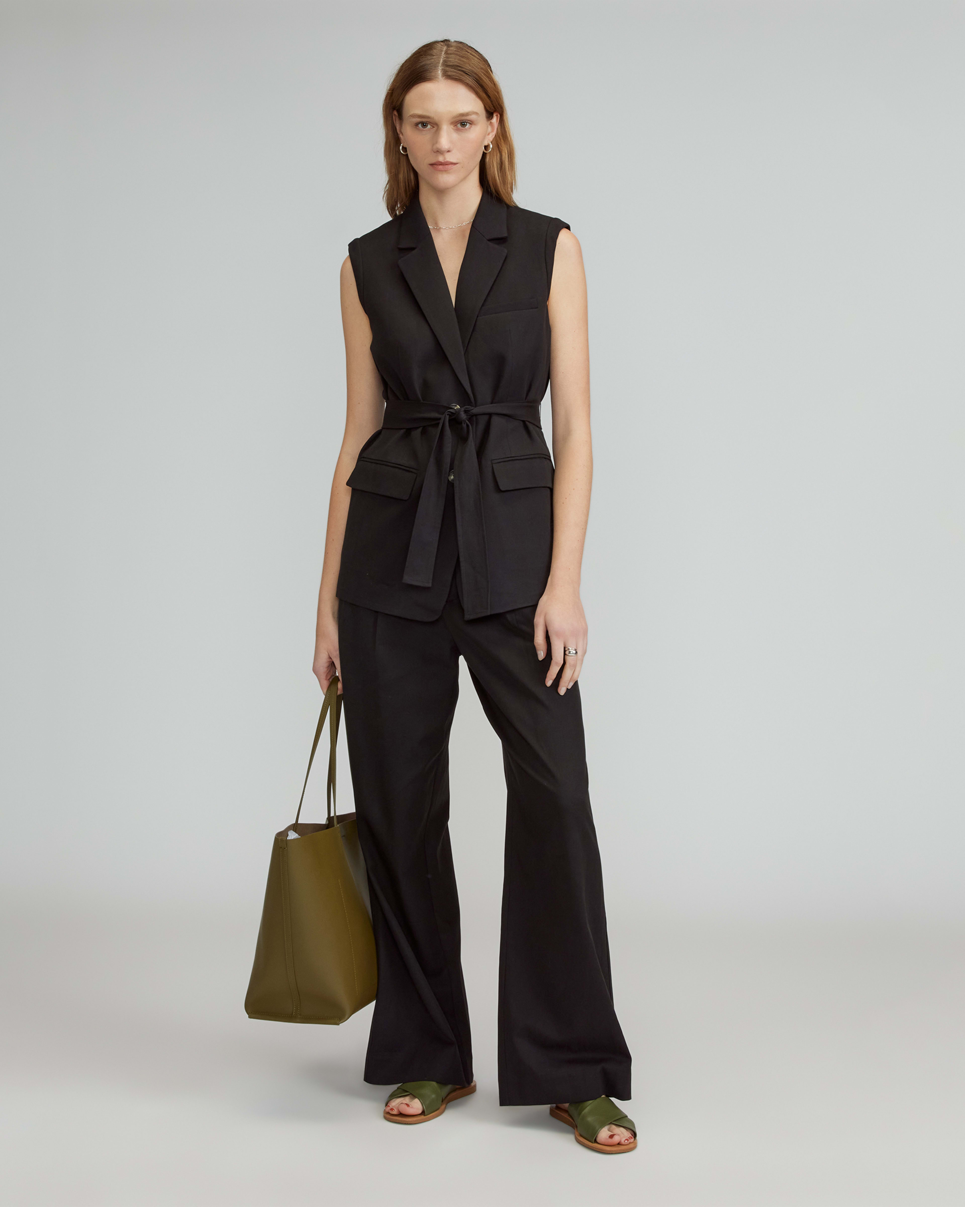 Everli Black Blazer - Tailored Fit with Cheetah Lining main image 0