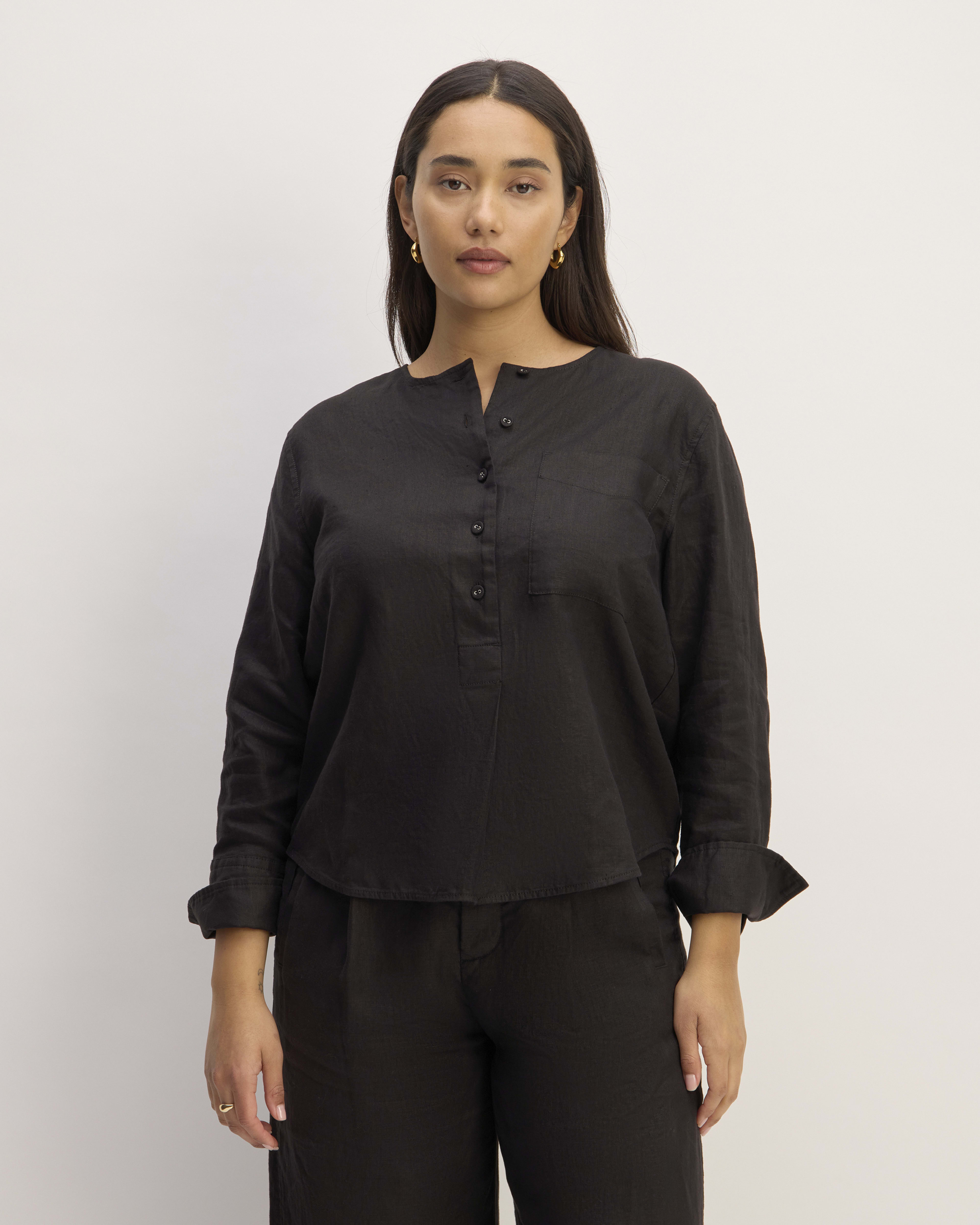 Everlane modern oxford black deals